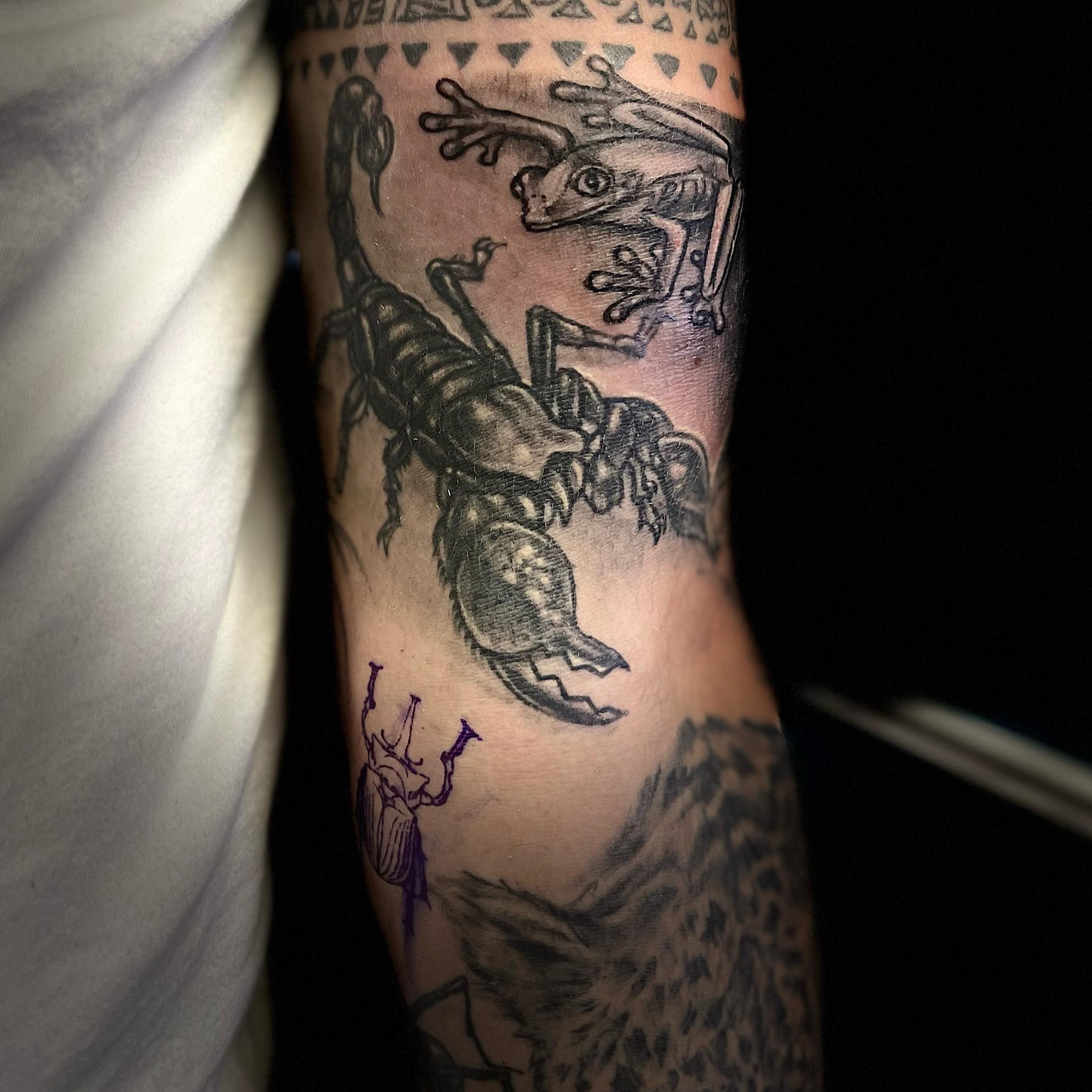 Tattoo by @artedlio — black_and_grey
