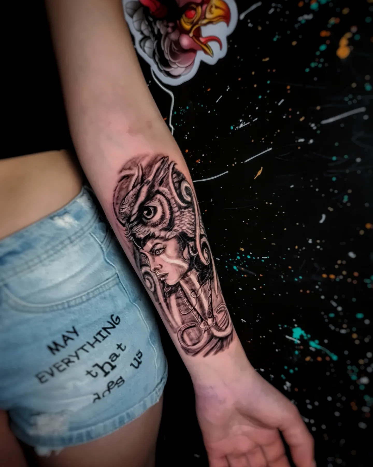 Tattoo by @m_kytattoo — black_and_grey, realism