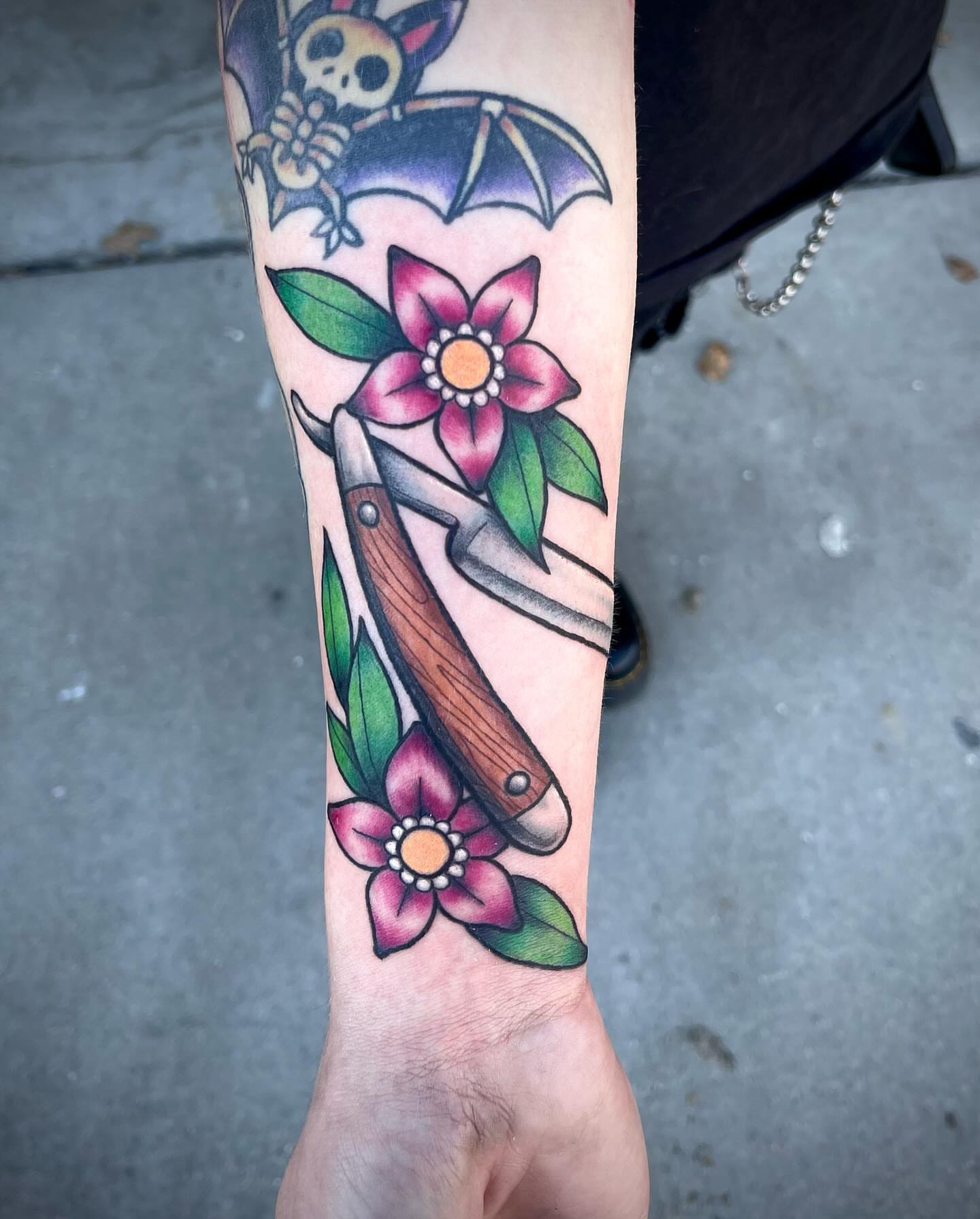Tattoo by @alandapanda — american_traditional