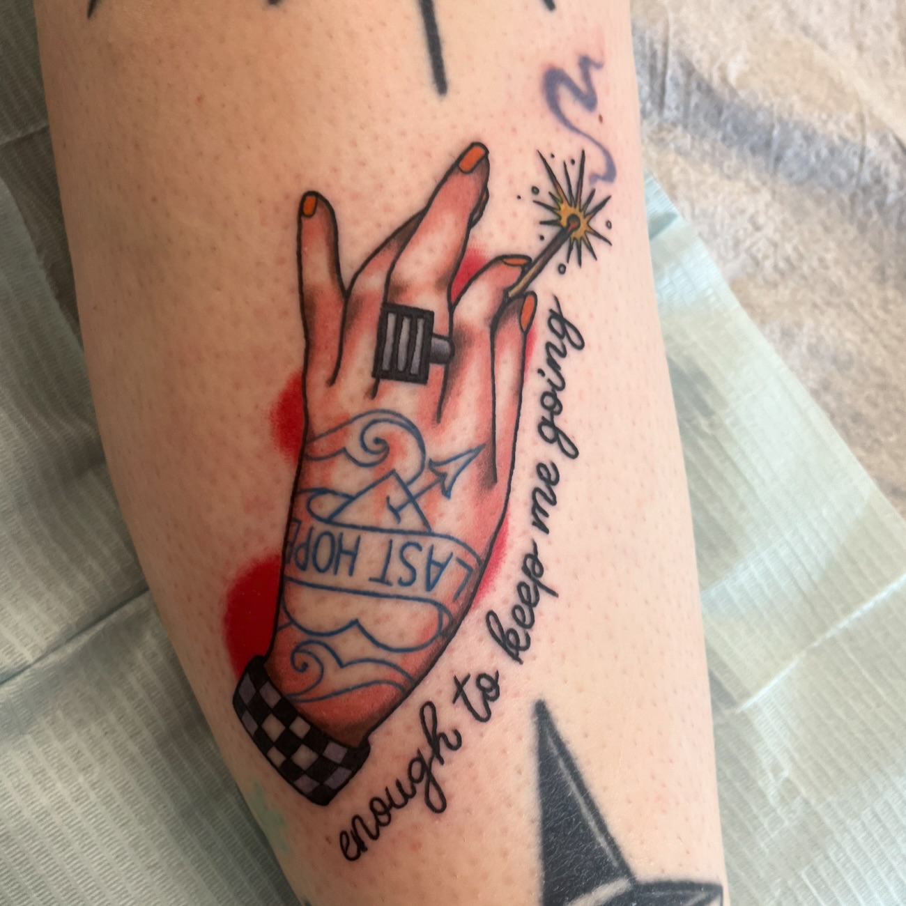 Tattoo by @fearlessfoxes — american_traditional