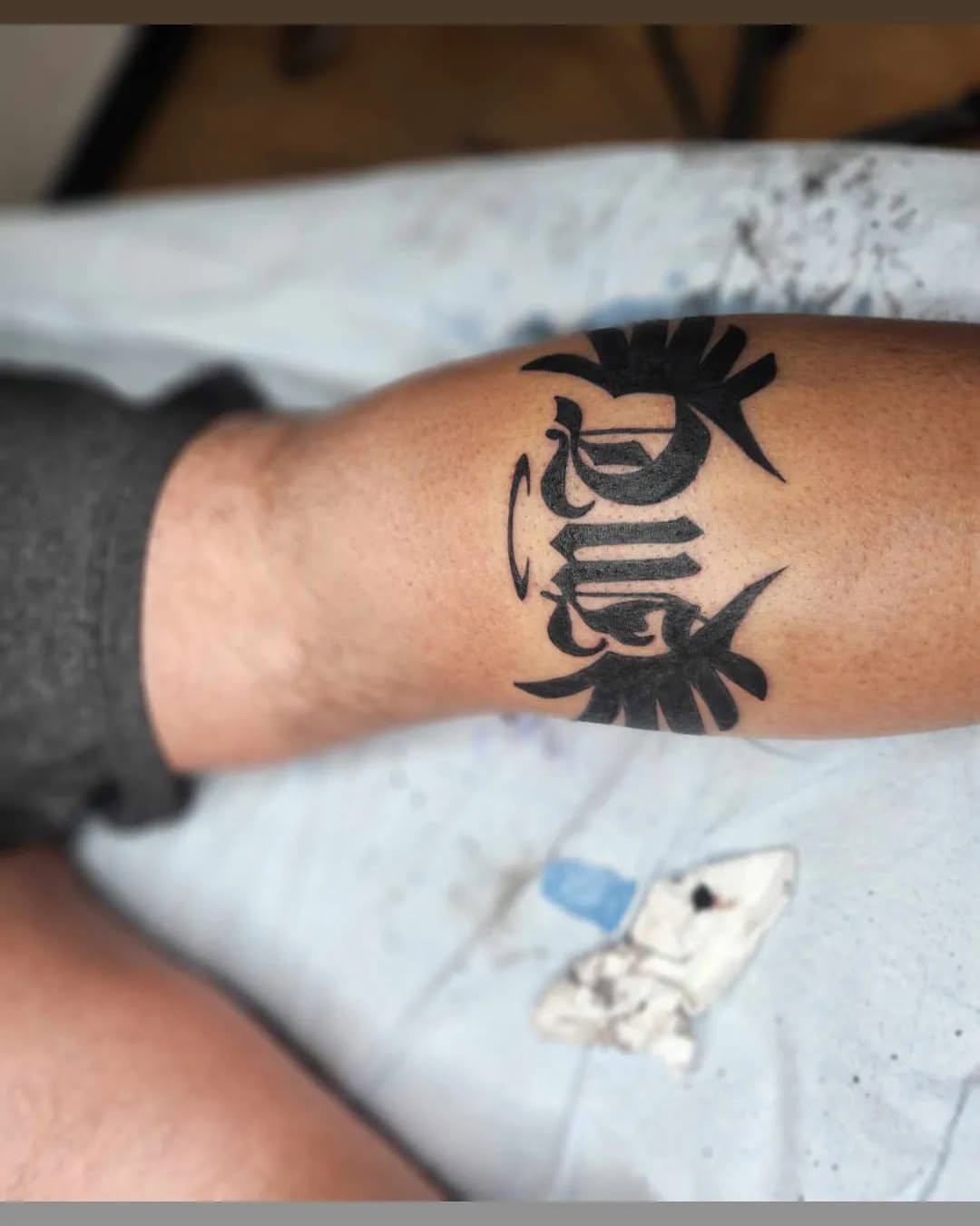 Tattoo by @jamesdamoreart — black_and_grey