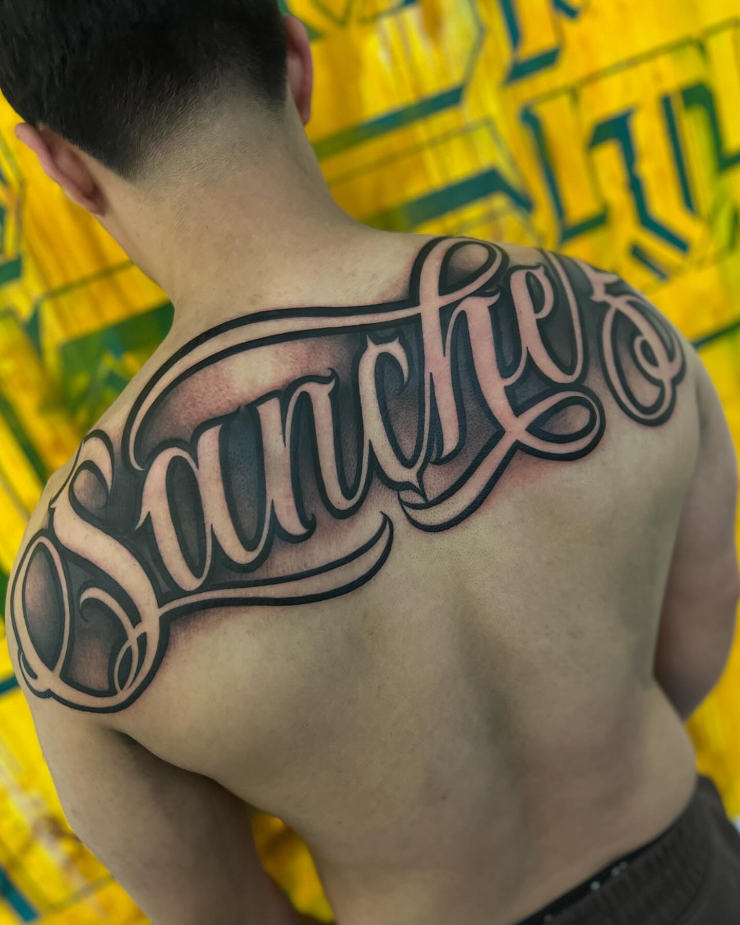 Tattoo by @aleckzi_ramos — lettering_script