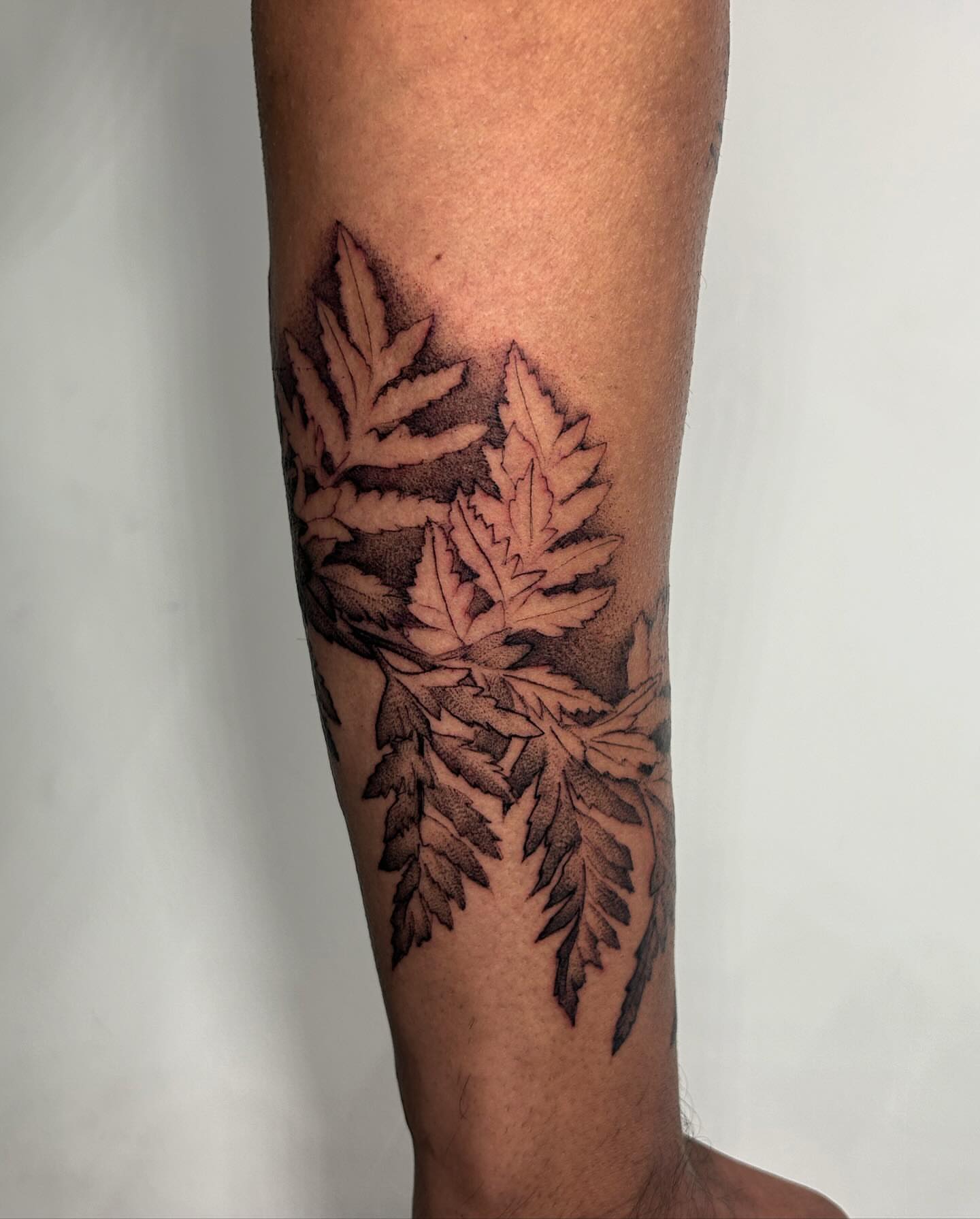 Tattoo by @c.x.dotline — dotwork