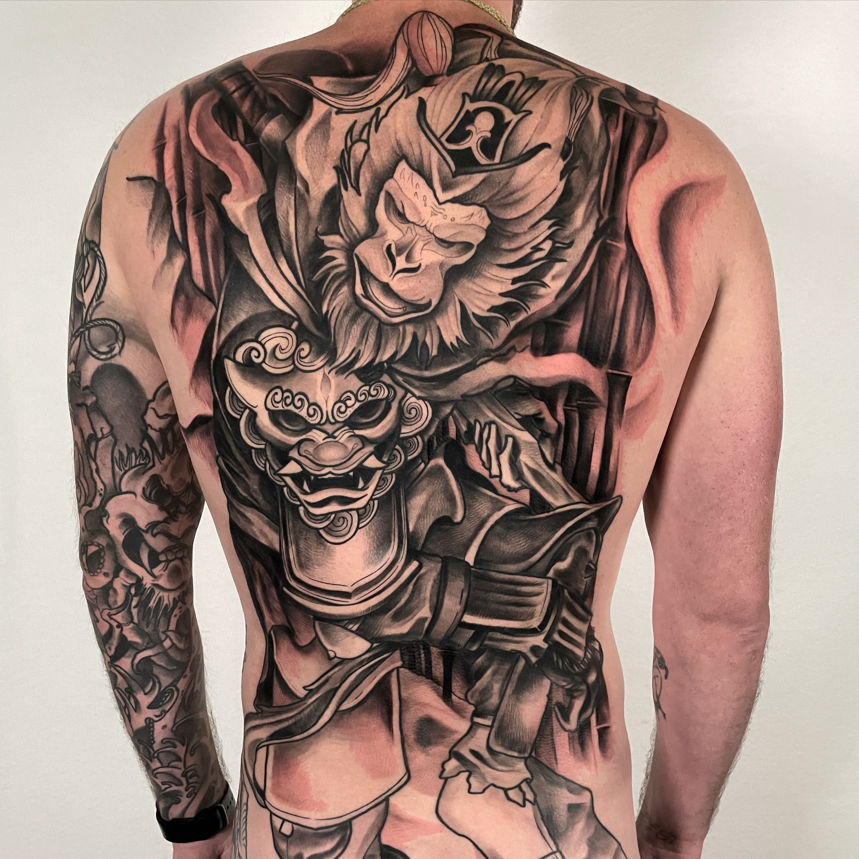 Tattoo by @doublescribbles — japanese_irezumi, realism