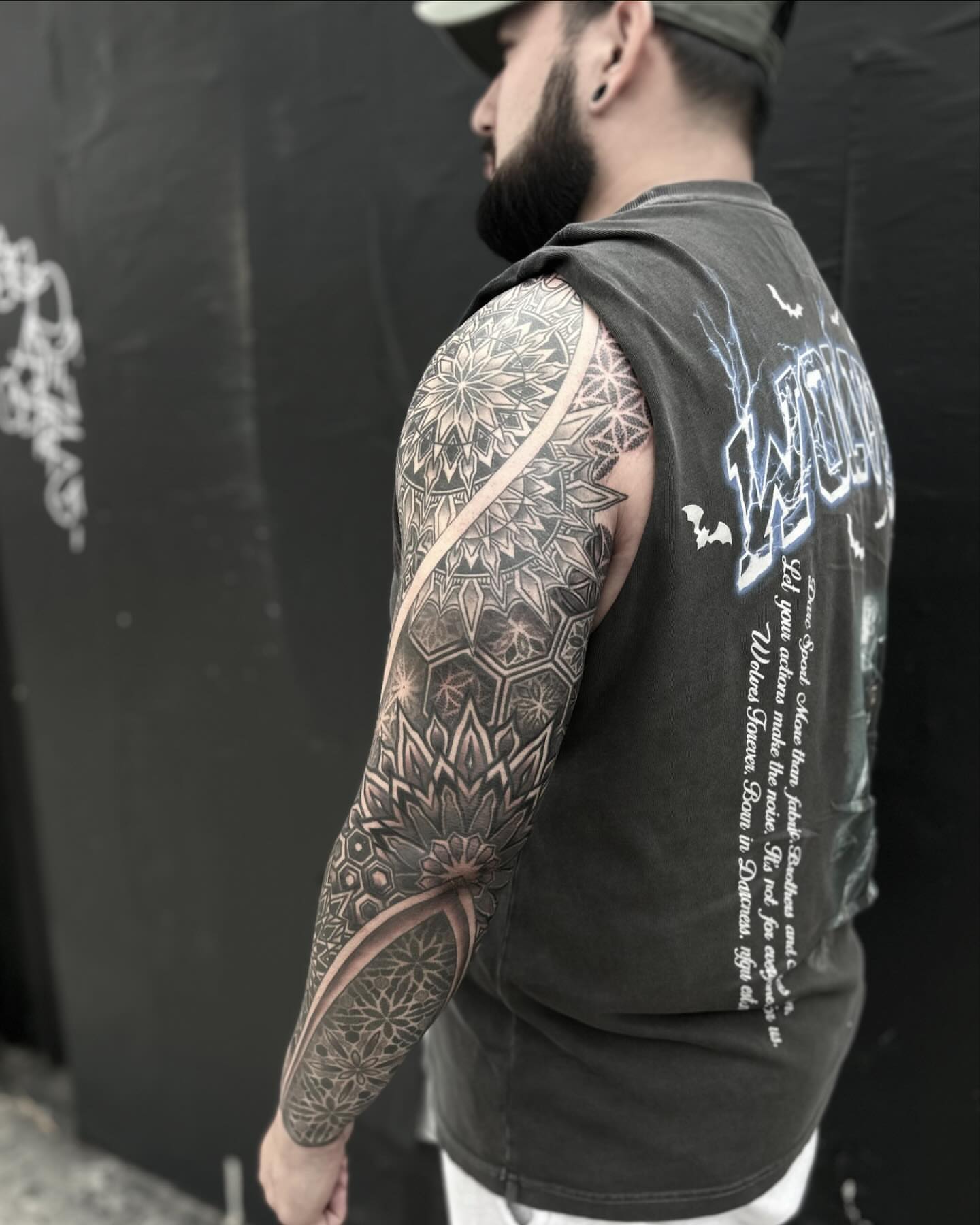 Tattoo by @ericharetattoo — geometric