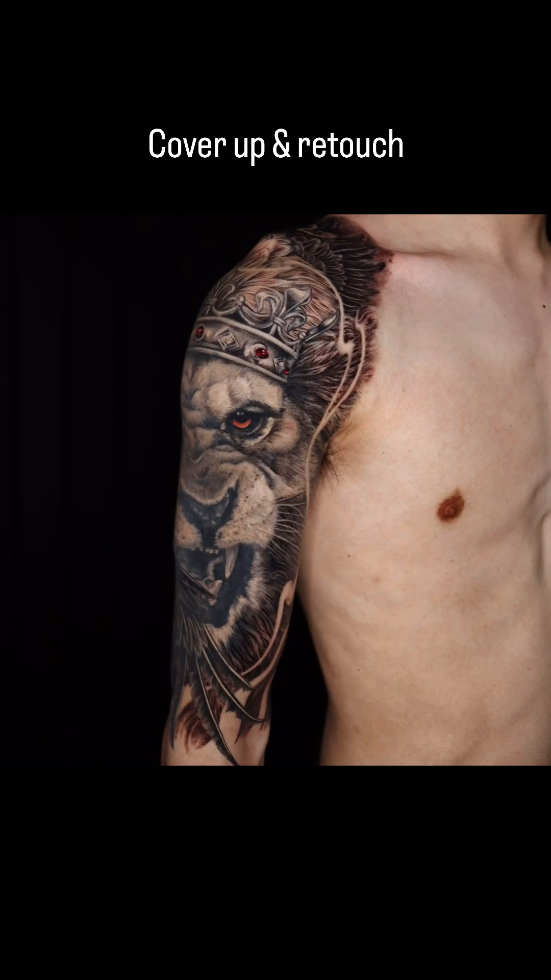 Tattoo by @hudiny_tattoo — realism, black_and_grey