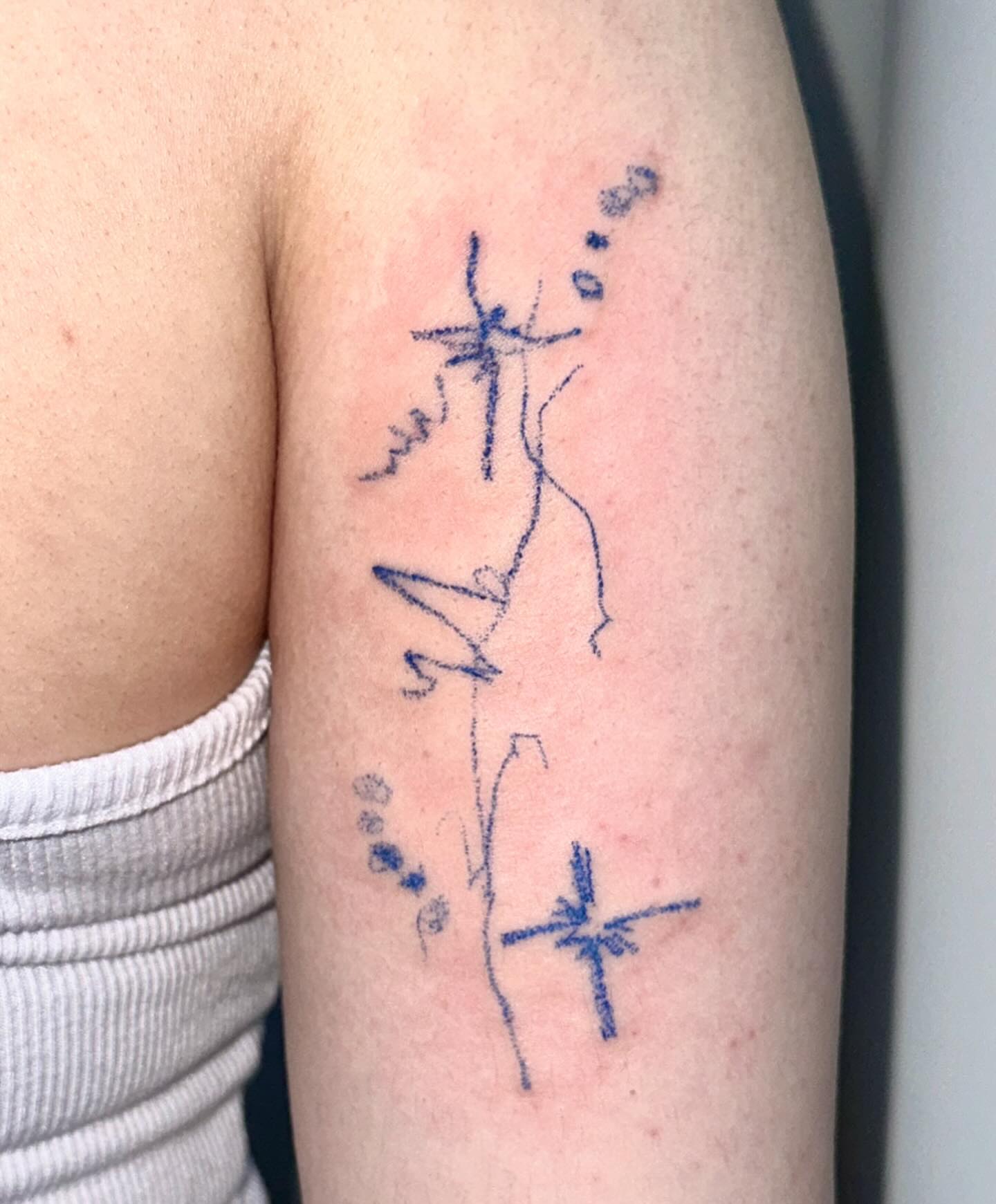 Tattoo by @011poke — dotwork