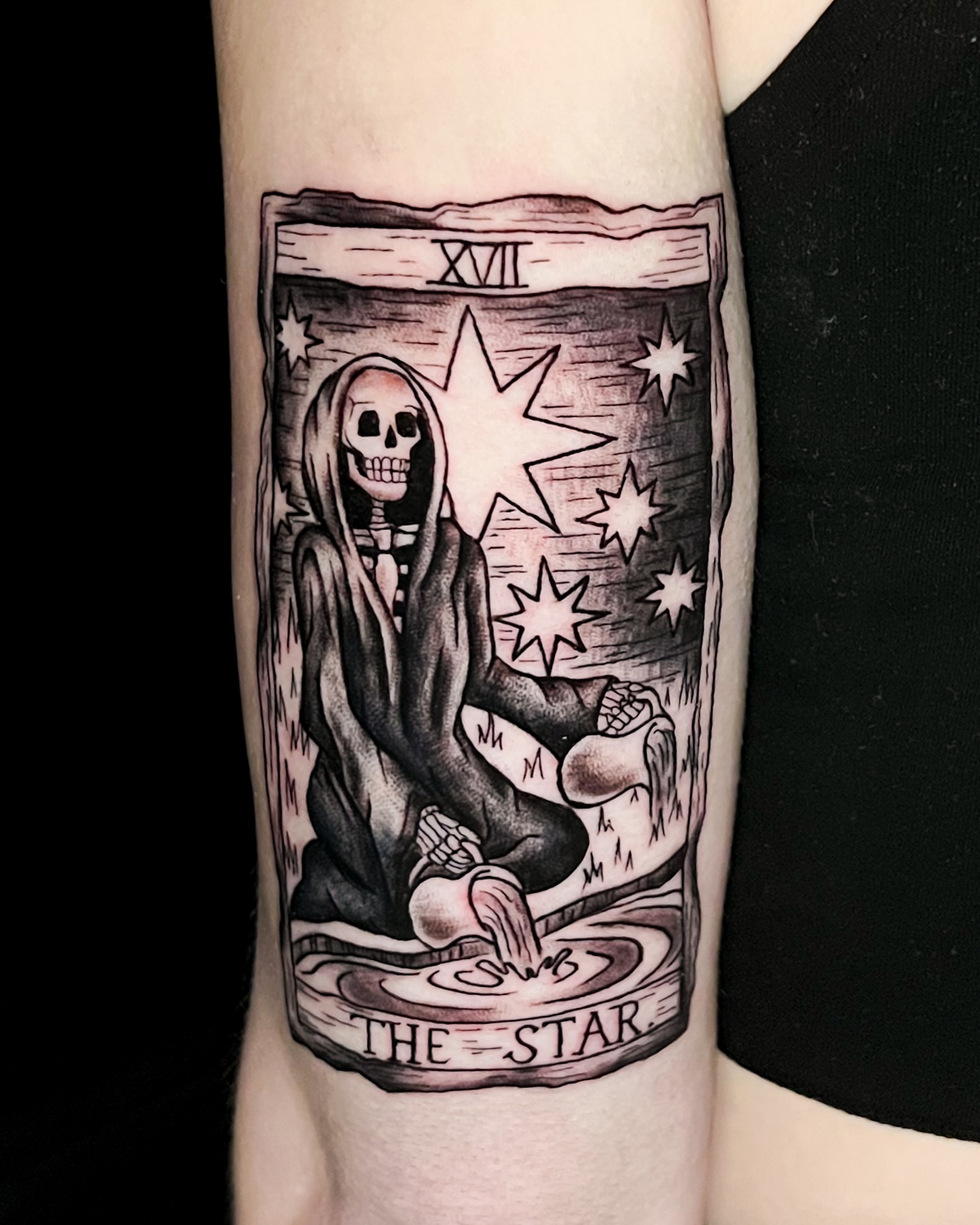 Tattoo by @coco.tattoo_ — black_and_grey