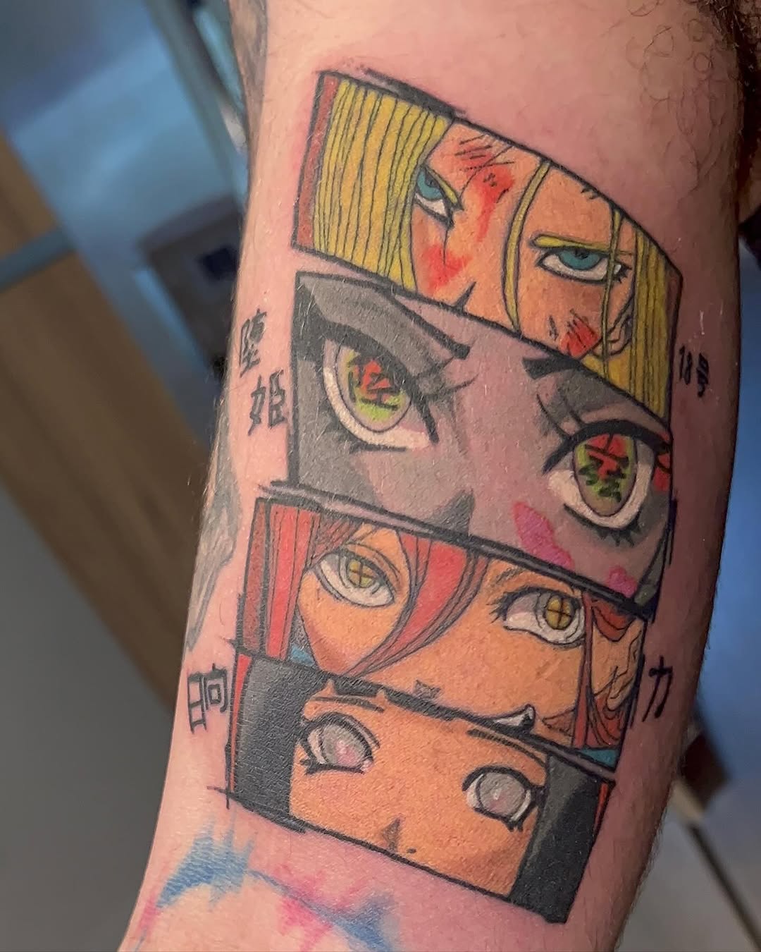 Tattoo by @artofwave5 — anime