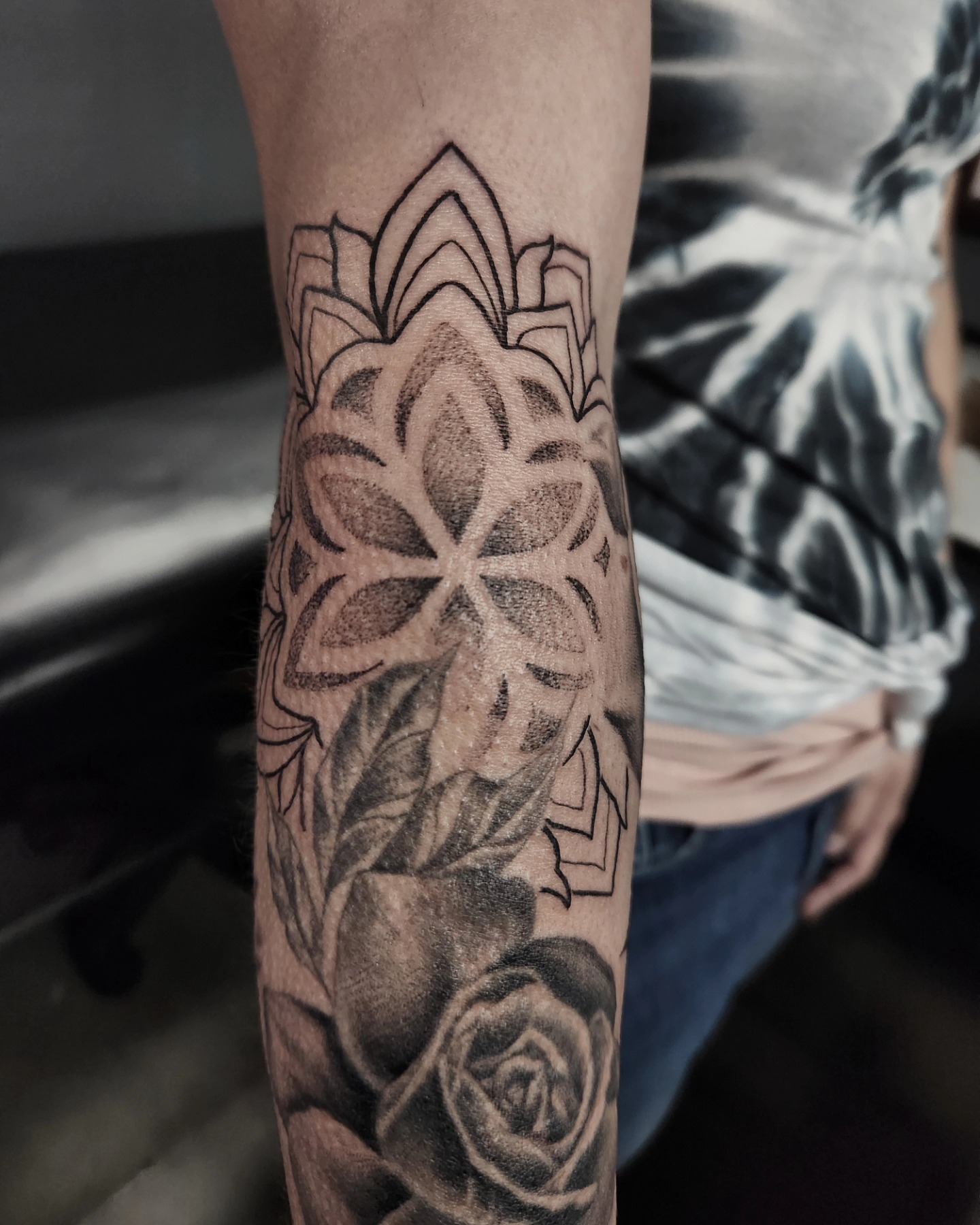 Tattoo by @samanthamcquillanart — black_and_grey
