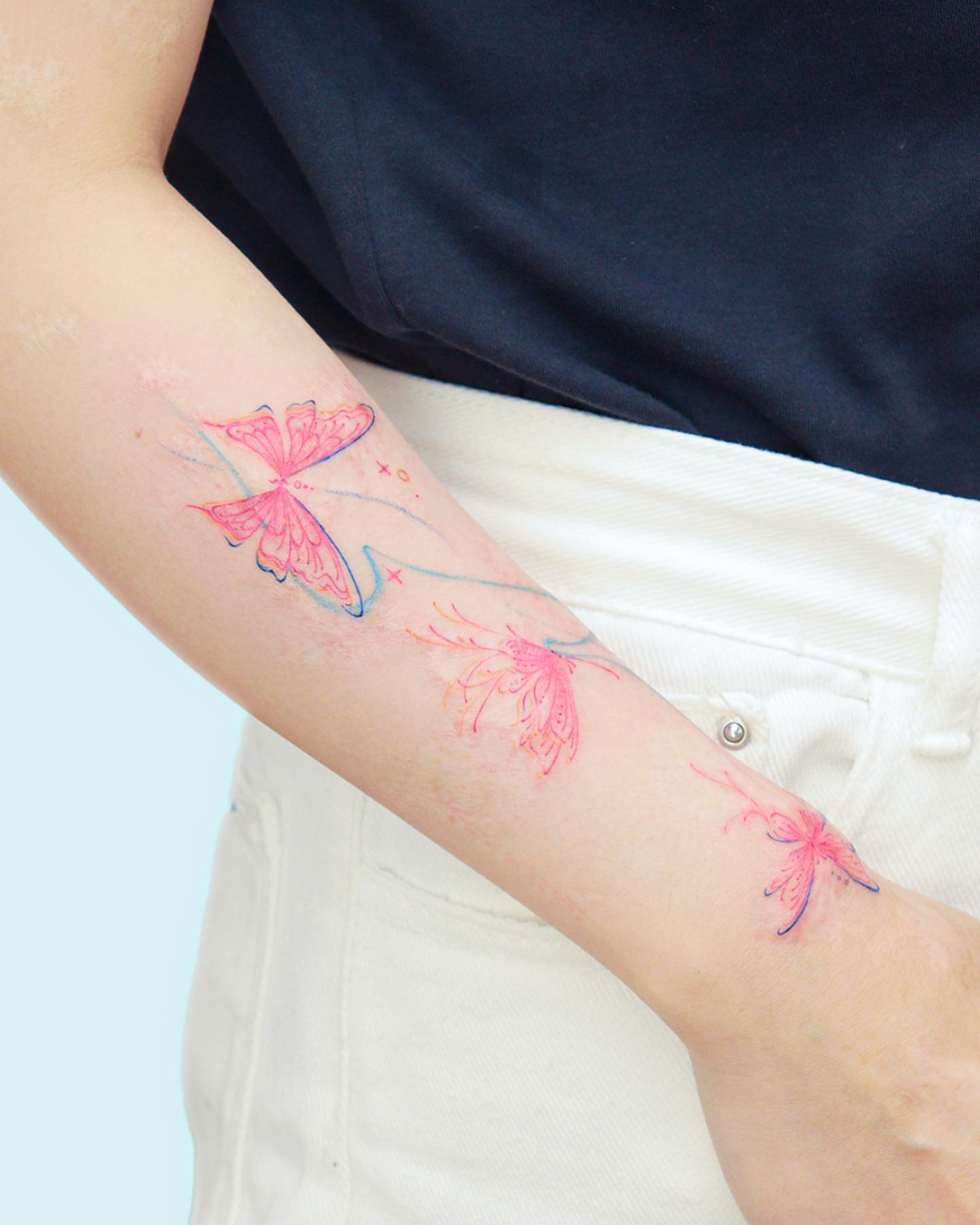 Tattoo by @misa_tat — watercolor