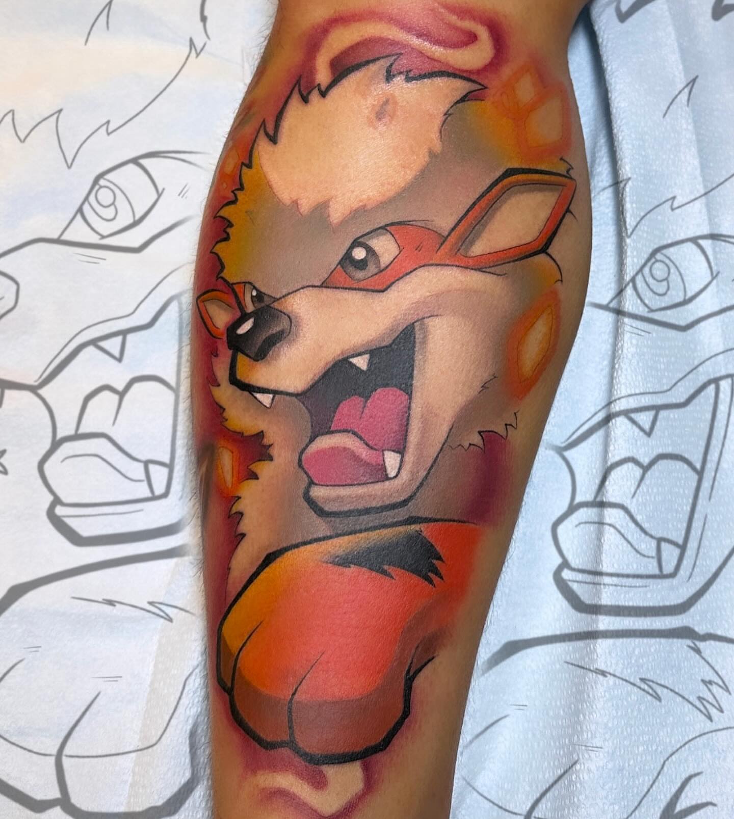 Tattoo by @krantoons — new_school