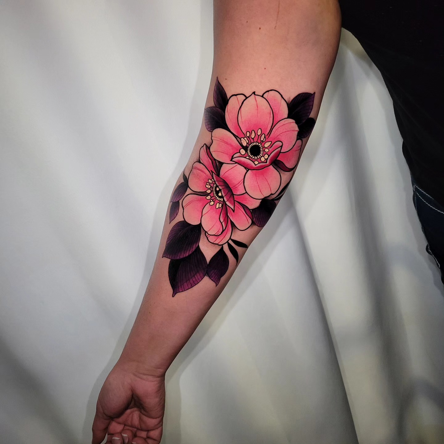 Tattoo by @fleurnoirestudio β american_traditional, dotwork