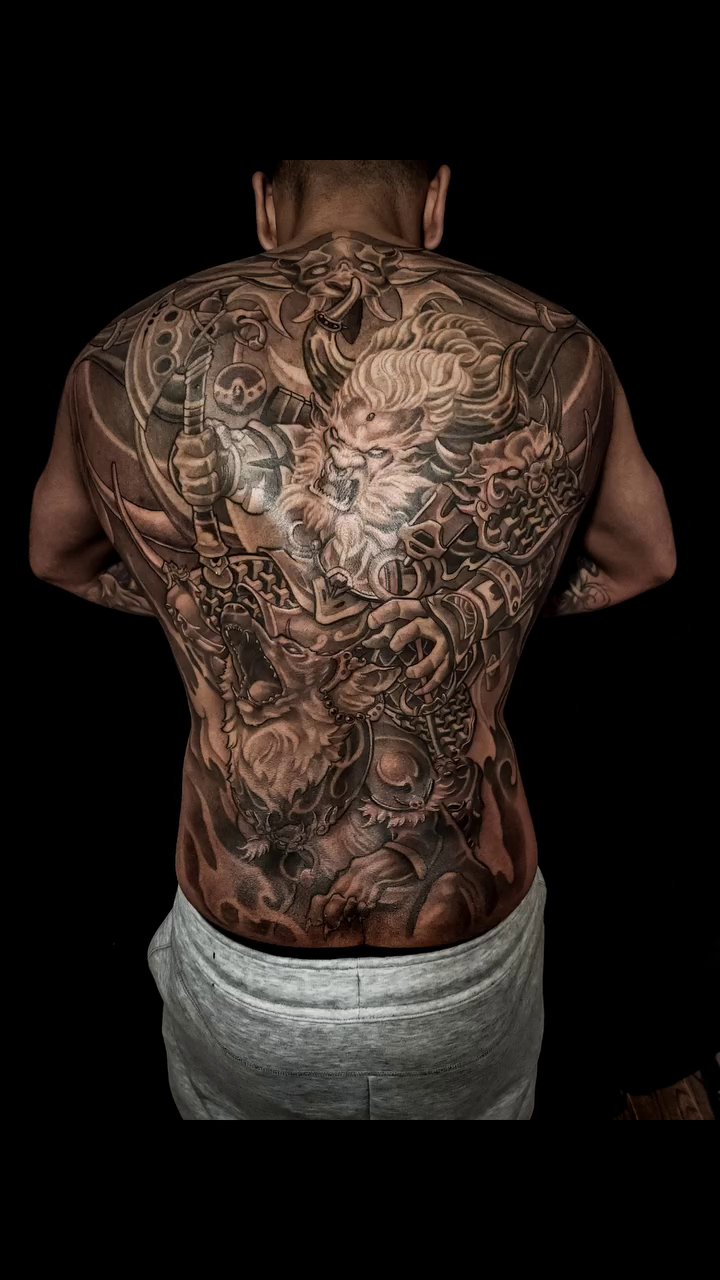 Tattoo by @artofsteve — japanese_irezumi, black_and_grey