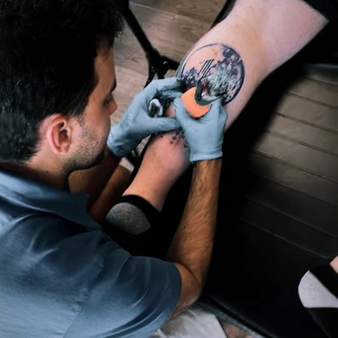 Tattoo by @gofigure_tattoo — dotwork, realism