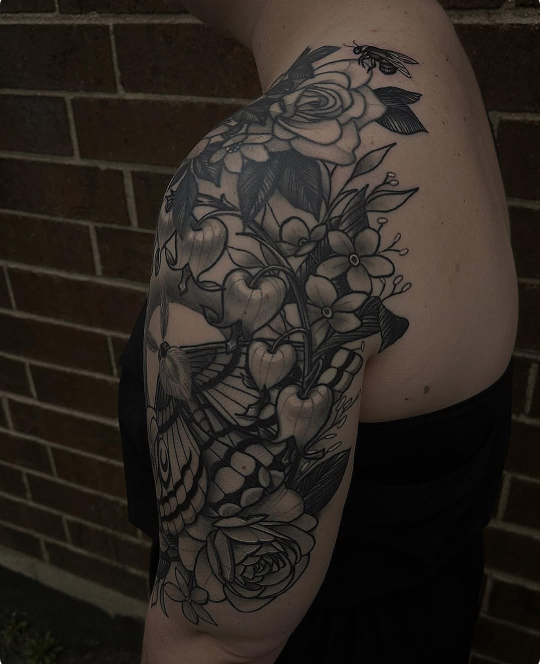 Tattoo by @javierrivera_tattoos — black_and_grey, realism