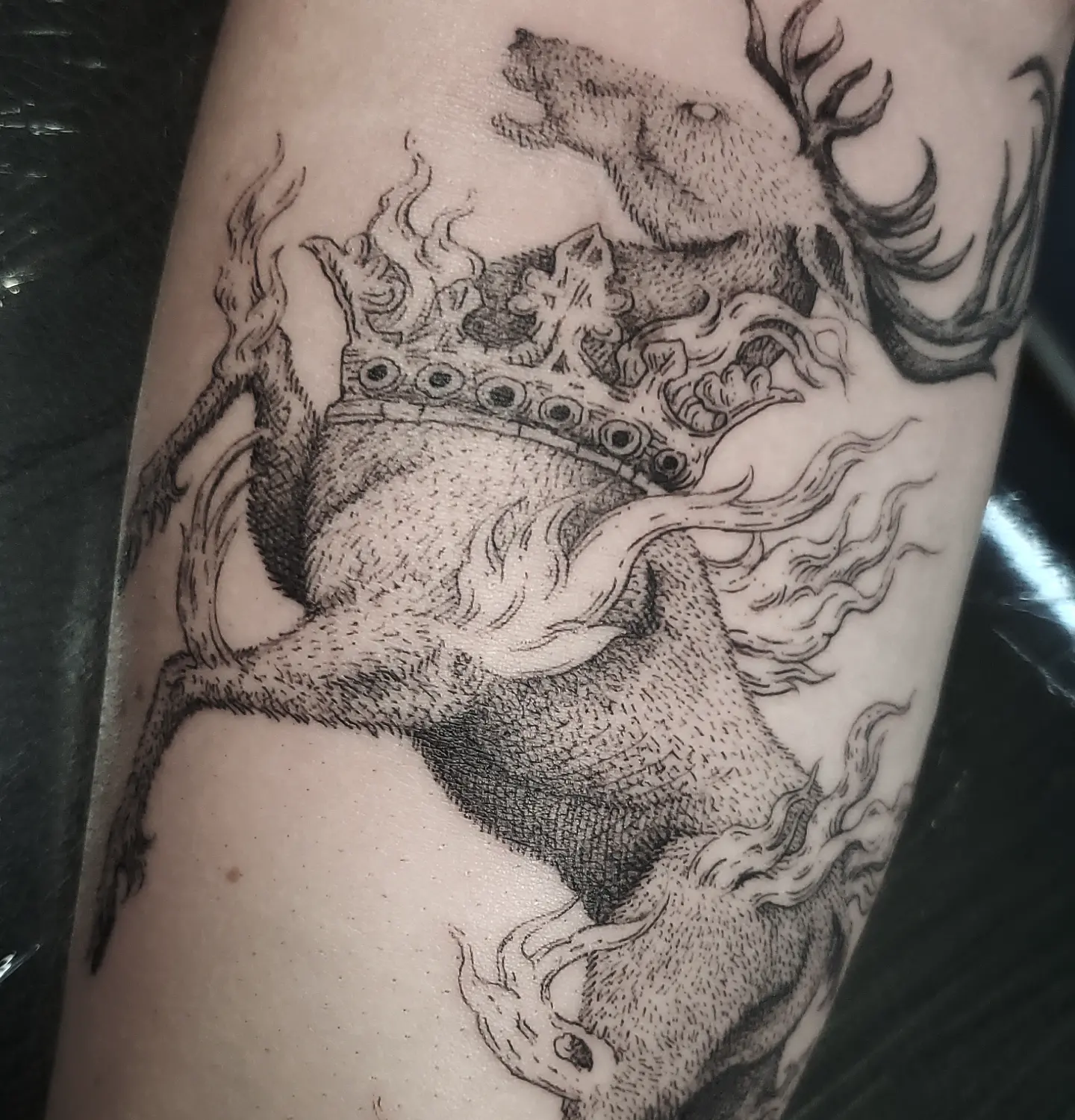 Tattoo by @kritrv — black_and_grey