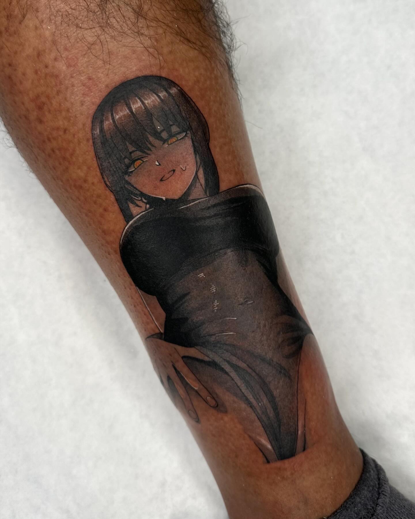 Tattoo by @emkriegart — anime, realism
