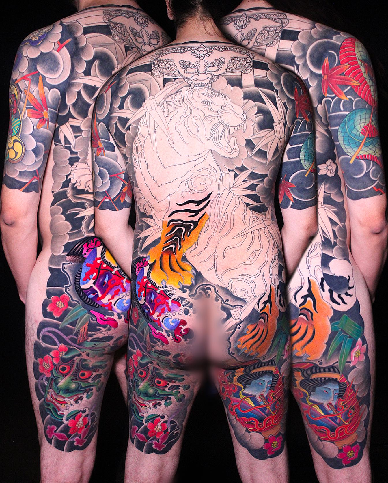 Japanese irezumi japanese irezumi tattoo on the back by Alezumie