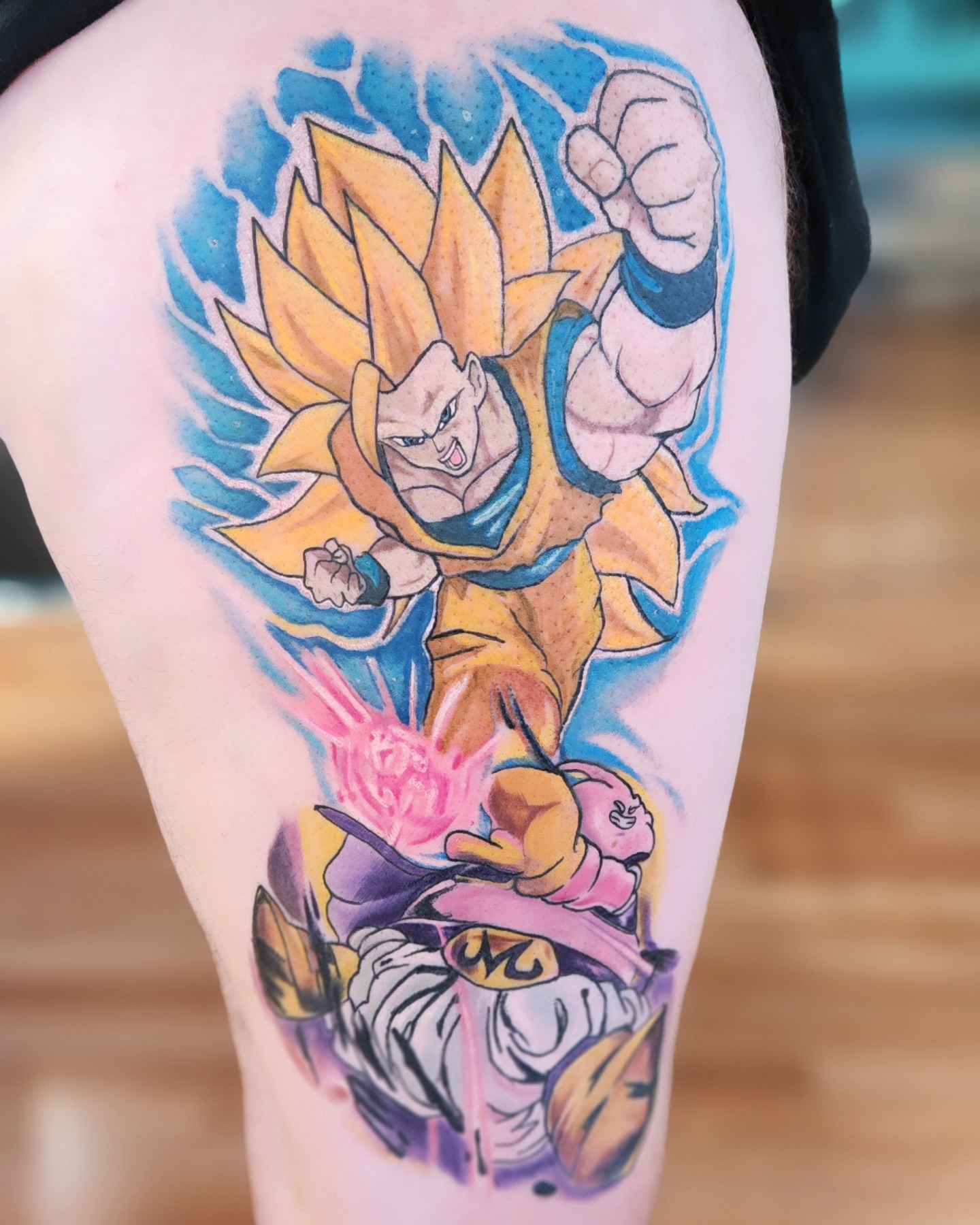 Tattoo by @goth_ross_502 — anime