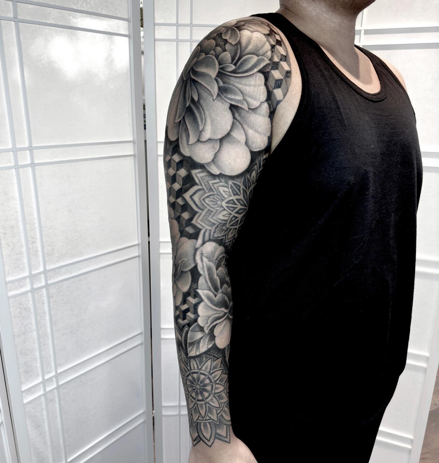 Tattoo by @tattooedbyrose — black_and_grey, realism