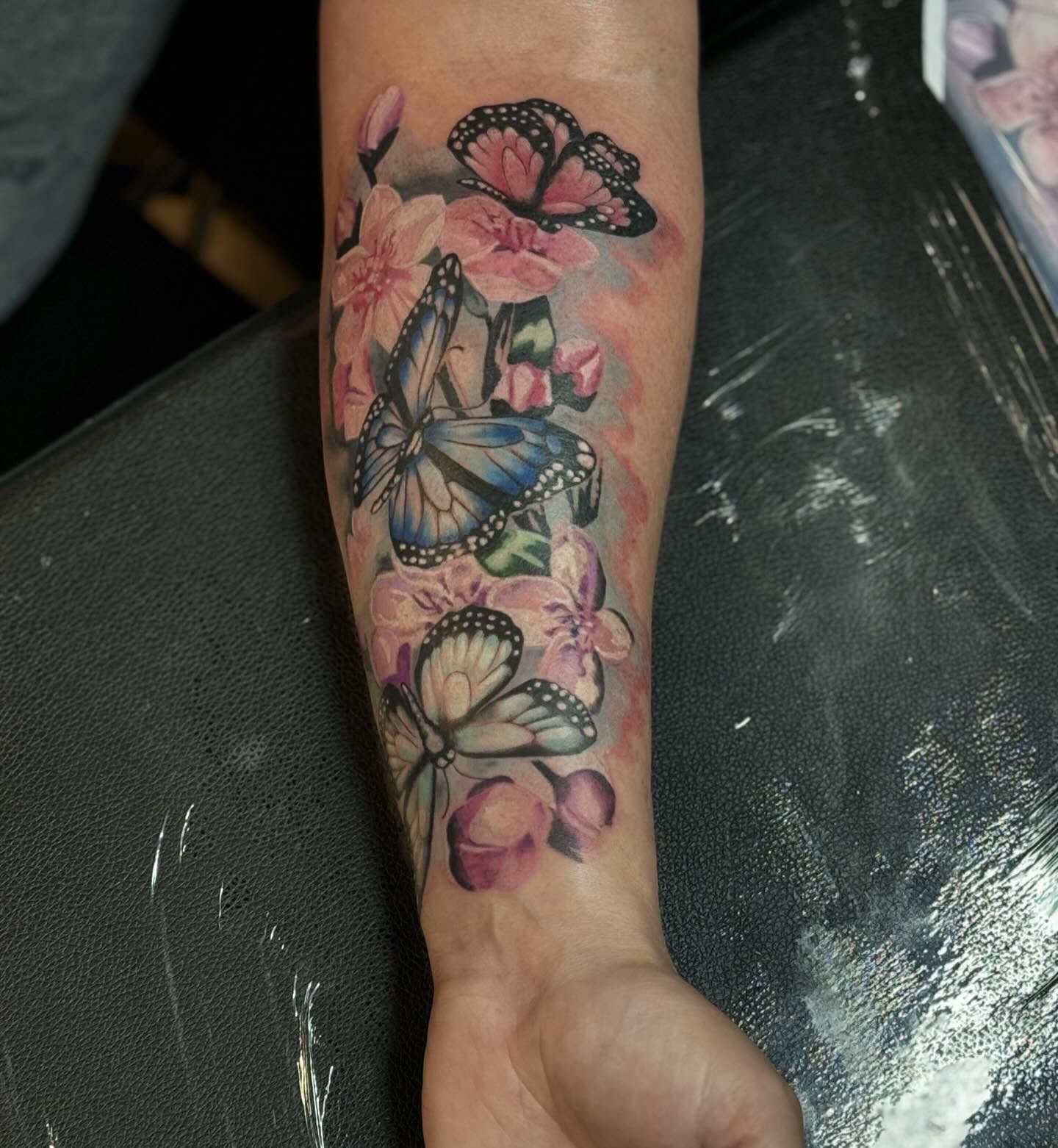 Tattoo by @meme_tattoos — watercolor