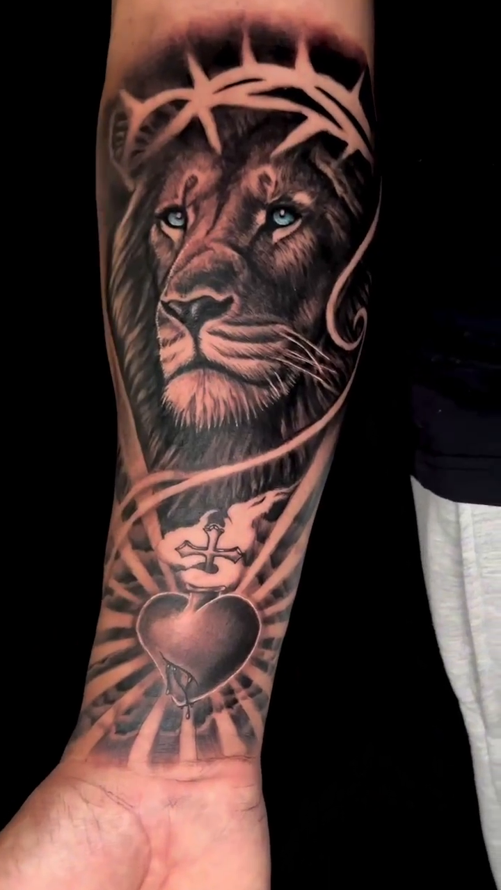 Tattoo by @tattoo_katie — realism, black_and_grey