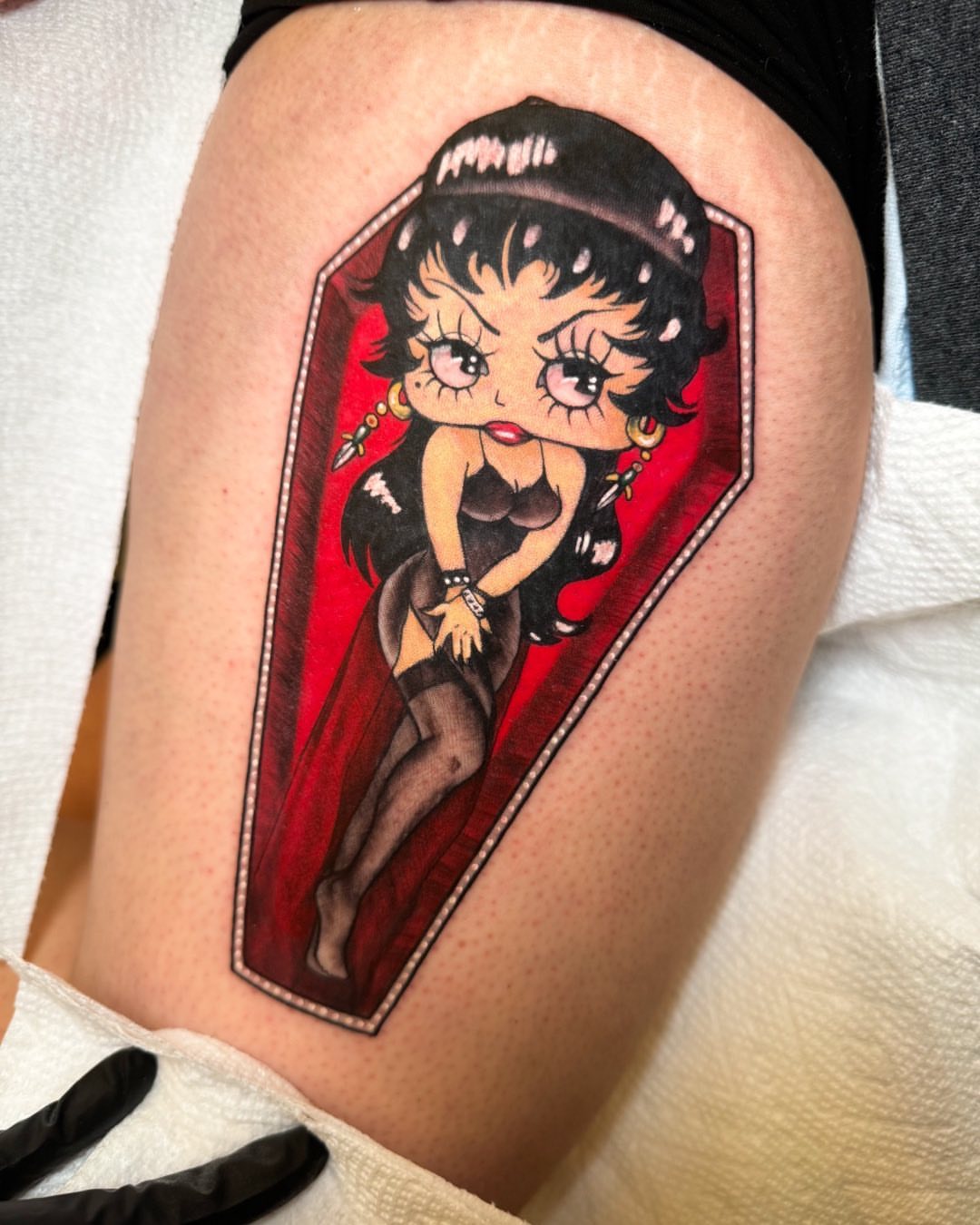 Tattoo by @gracietattoos β american_traditional, dotwork