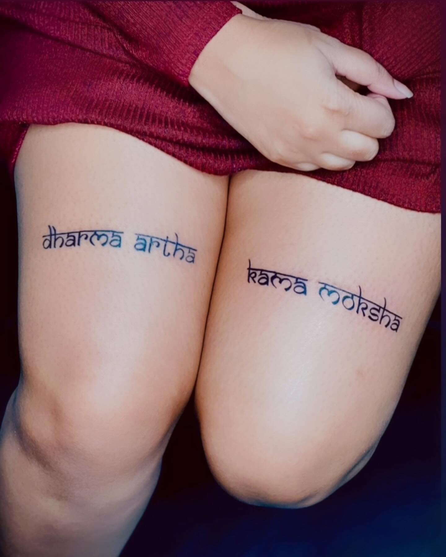 Tattoo by @engraveinks — lettering_script