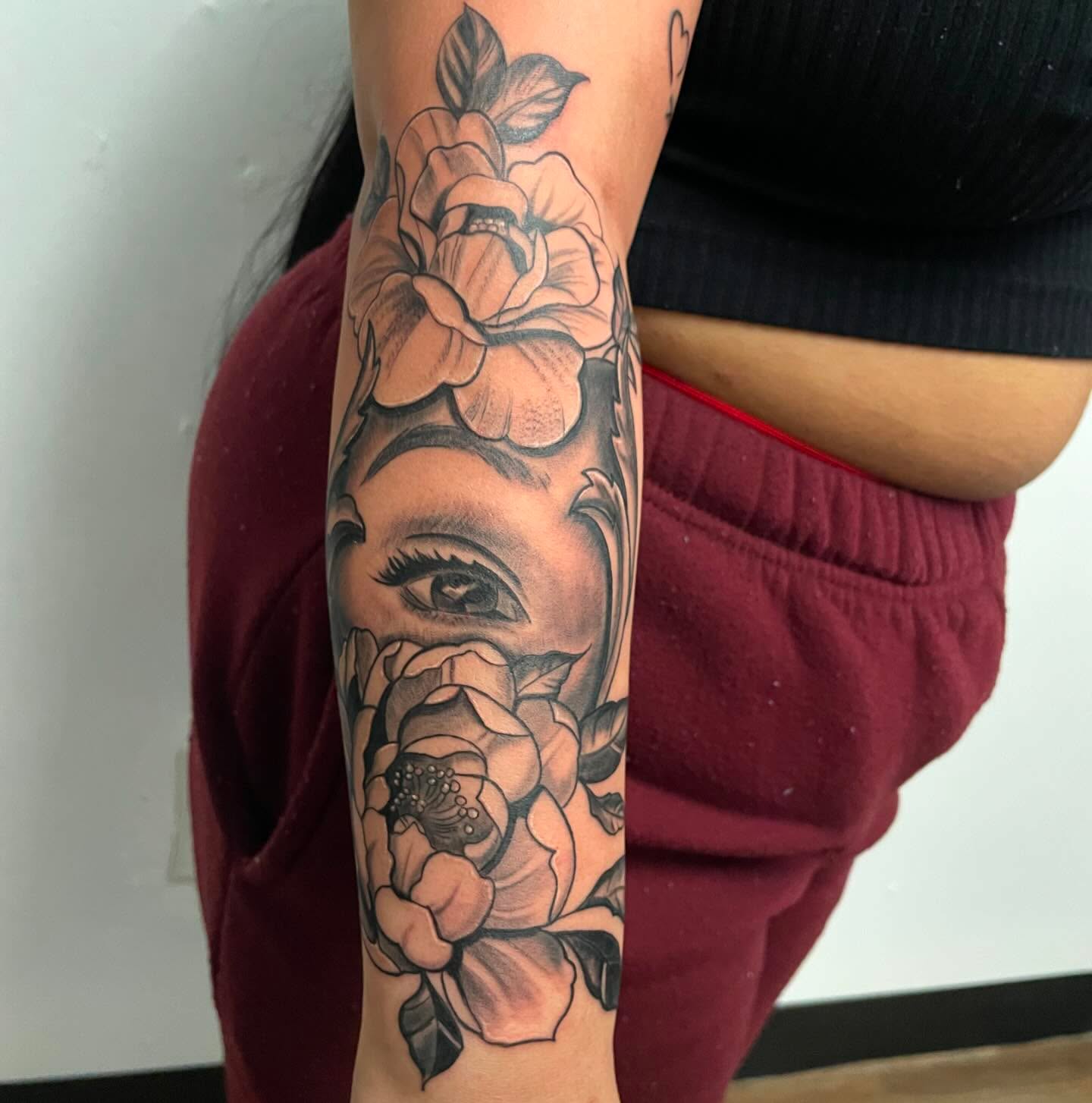 Tattoo by @inkedbysam — realism, black_and_grey