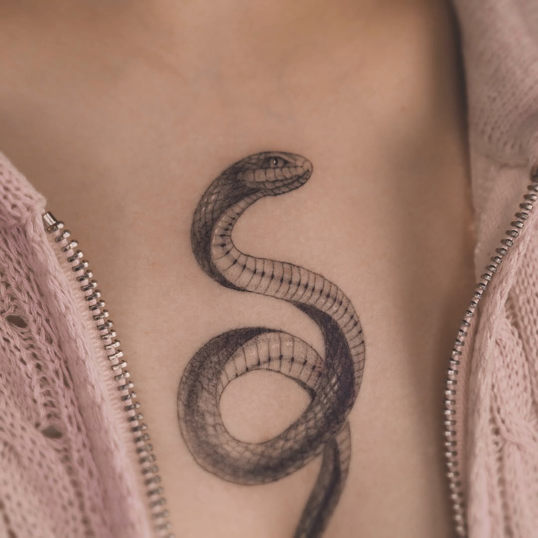 Tattoo by @haesol_ink — black_and_grey