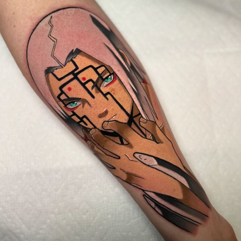 Tattoo by @zack.simpson__ — anime
