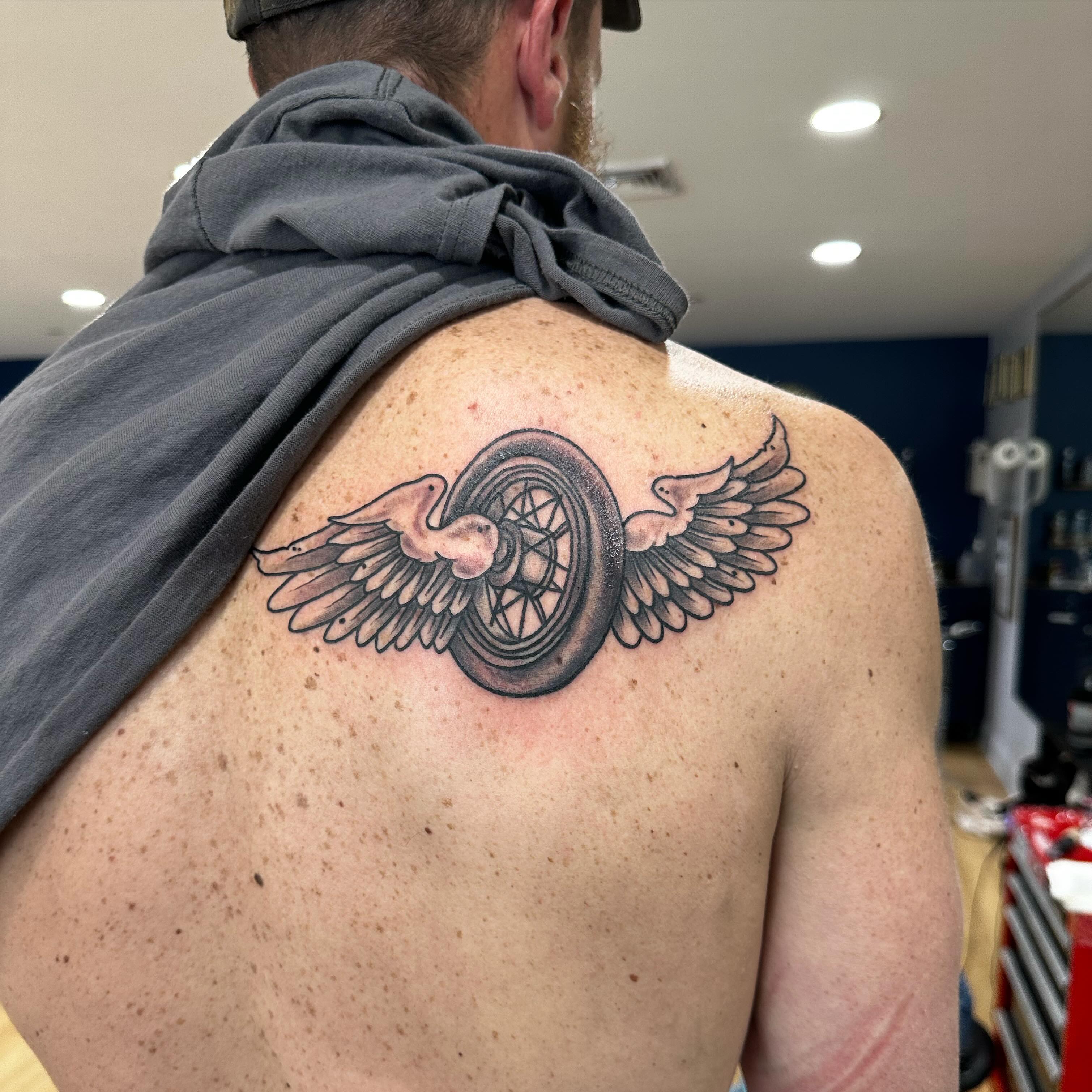 Tattoo by @wattsy.tattoos — black_and_grey