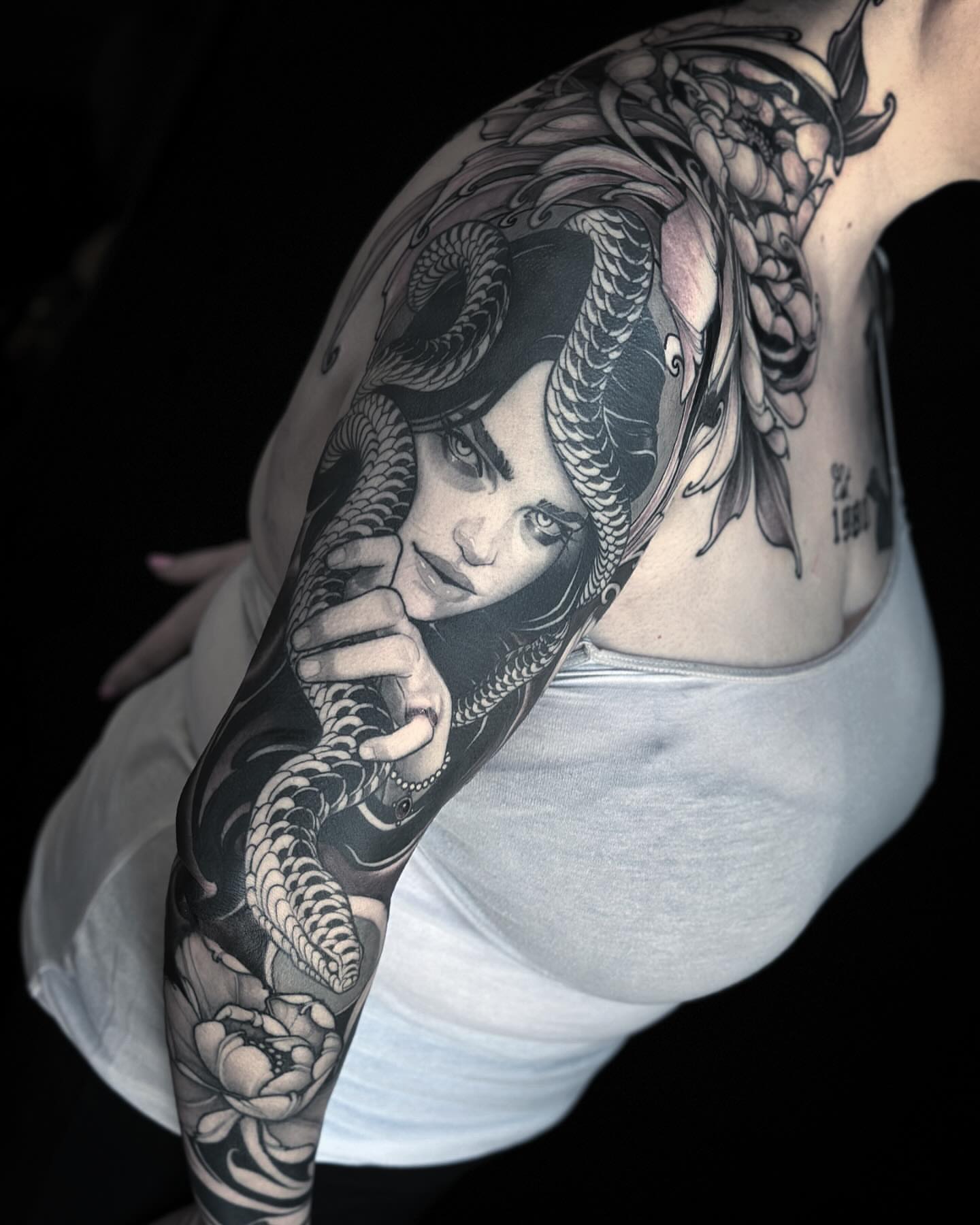 Tattoo by @jeffnortontattoo — realism, black_and_grey