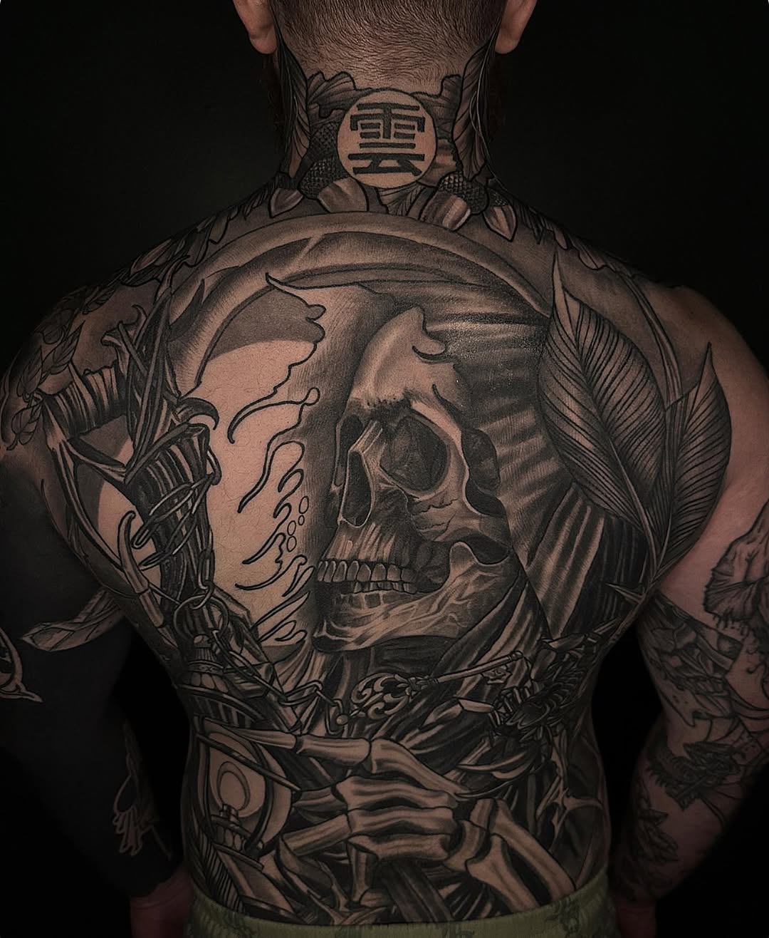 Tattoo by @javierrivera_tattoos — black_and_grey, realism