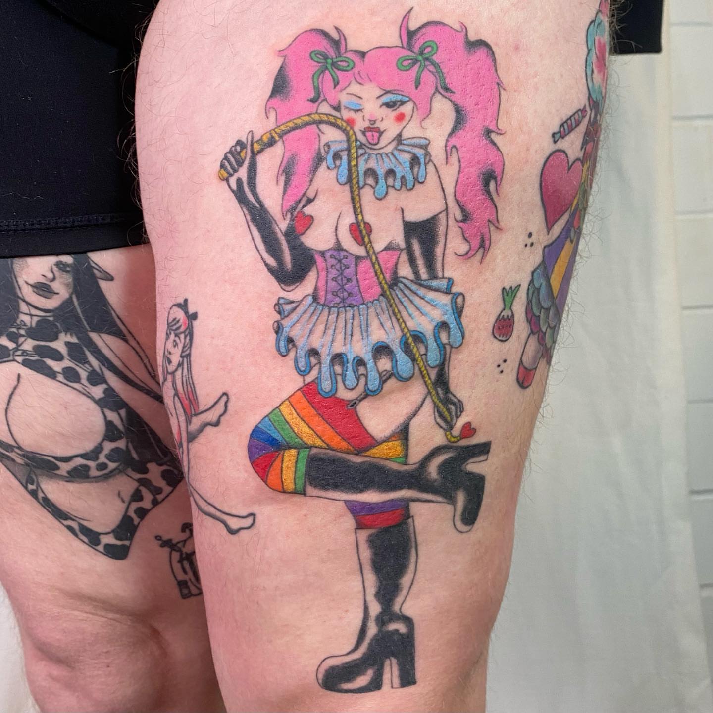 Tattoo by @armpitfreak — new_school, illustrative