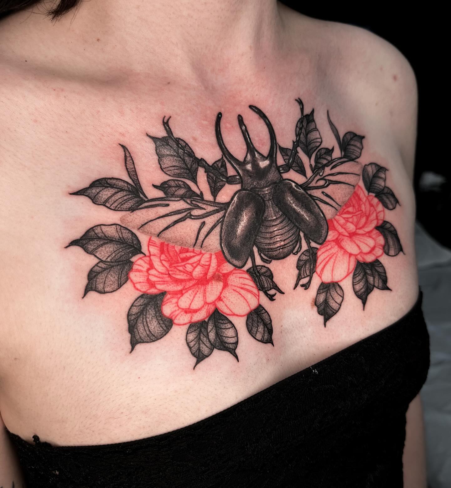 Tattoo by @doomedtattoo — black_and_grey, realism