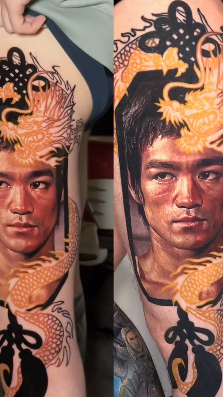 Tattoo by @nabokanastasya — realism, japanese_irezumi