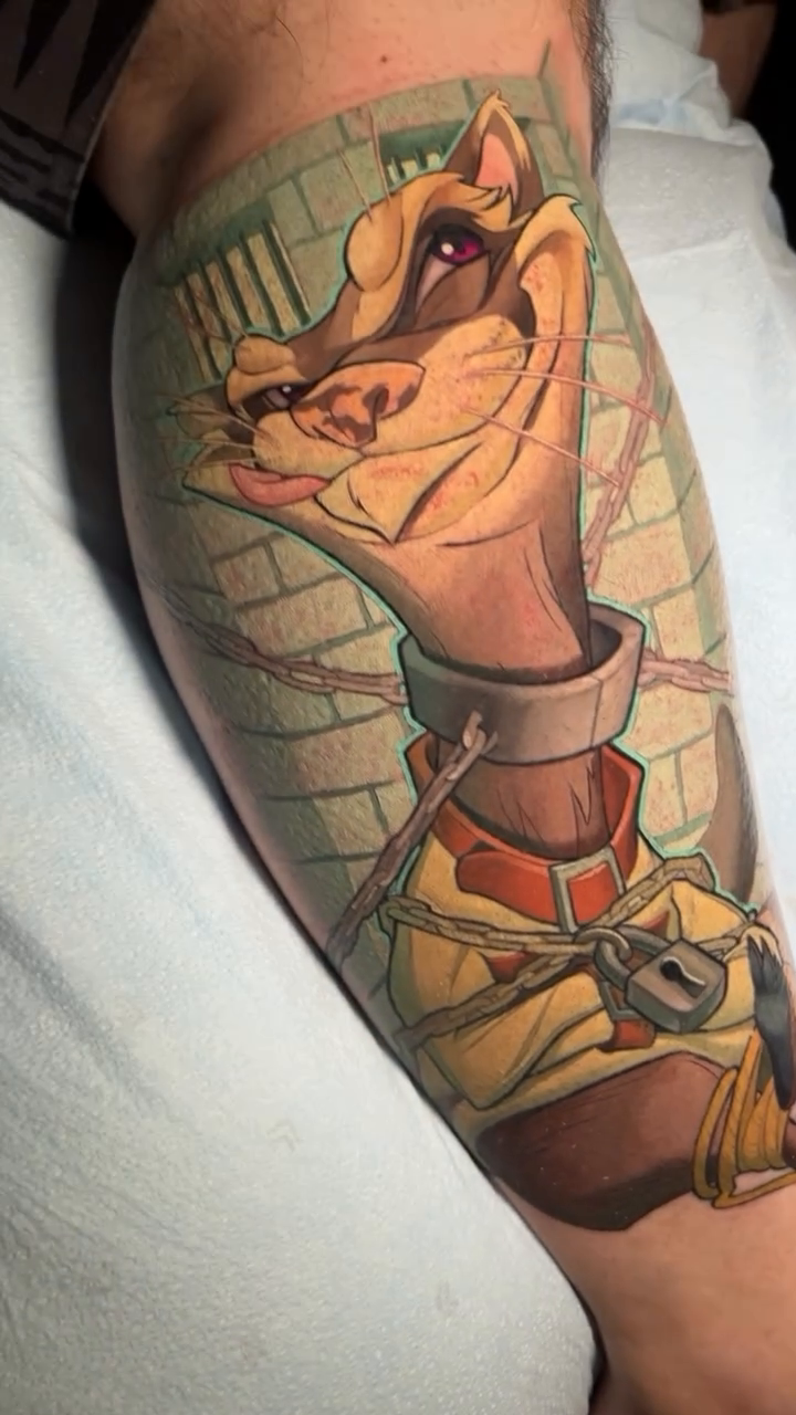 Tattoo by @2cartoony4me โ anime