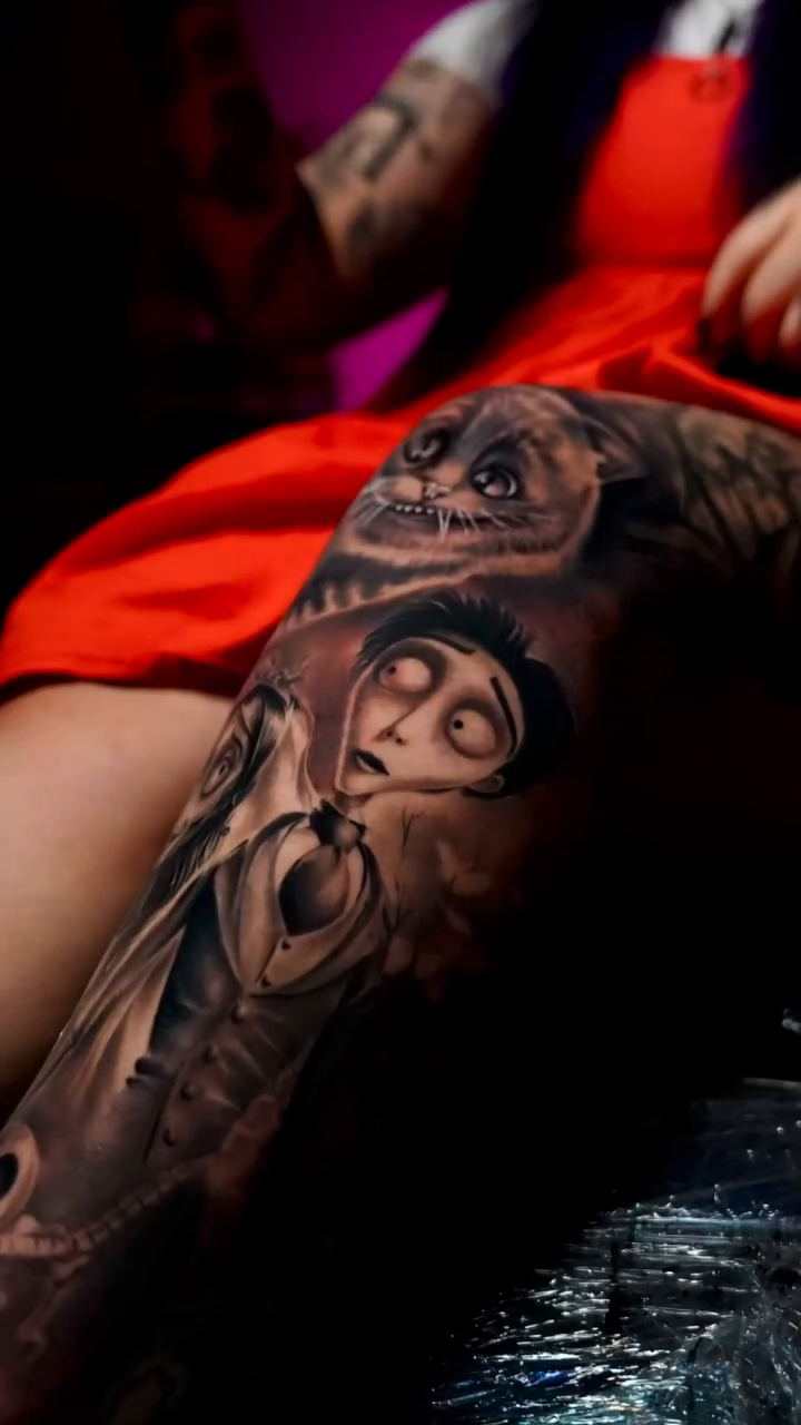 Tattoo by @jawbreakerjeremy — dark_realism, black_and_grey
