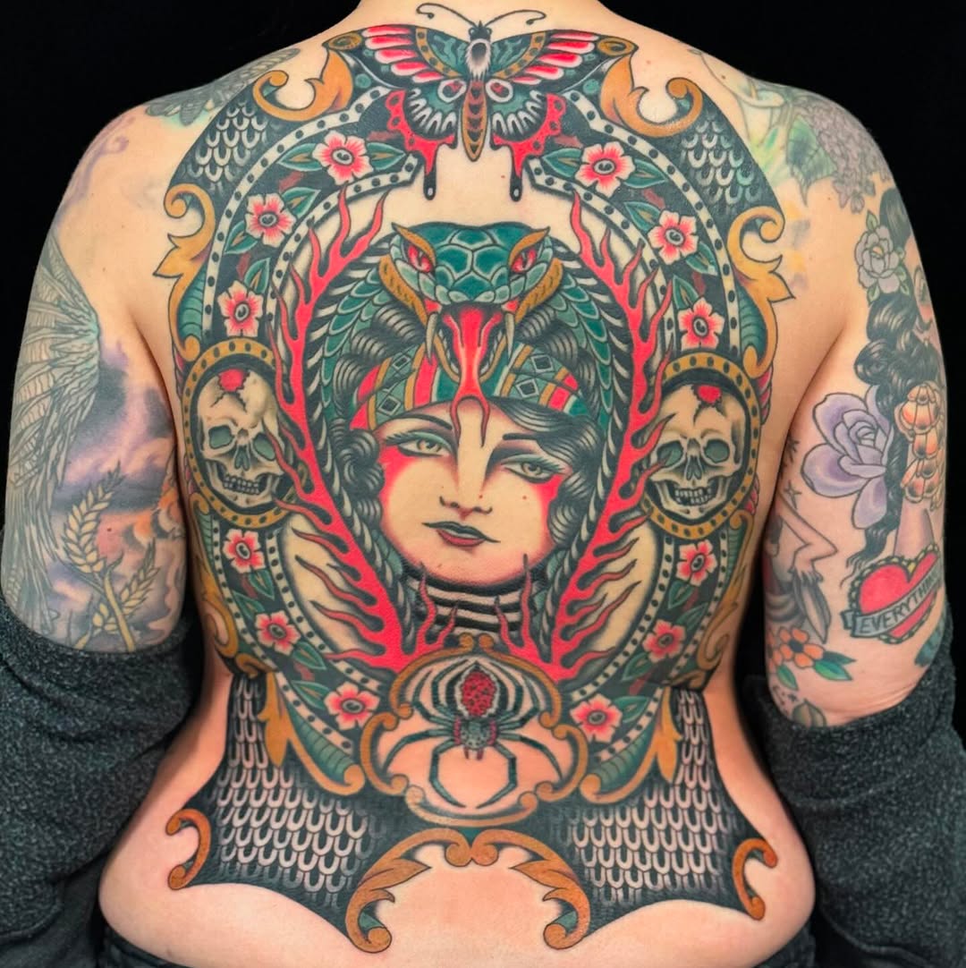 Tattoo by @seanmcmahon_tattoos โ neo_traditional, black_and_grey