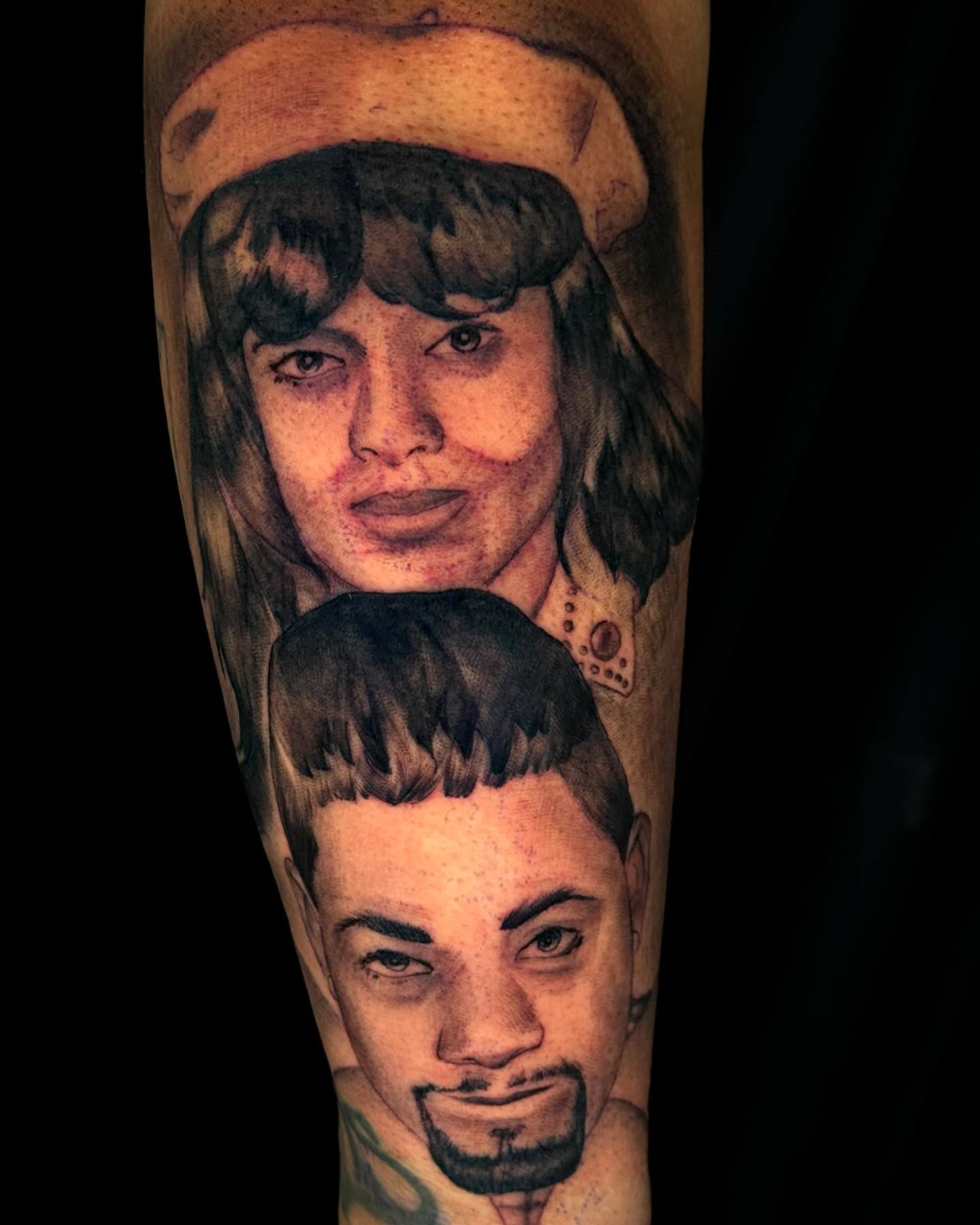 Portrait realism tattoo on the forearm by Paul Jack II ⚜️ Tattoo Artist ⚜️Atlanta