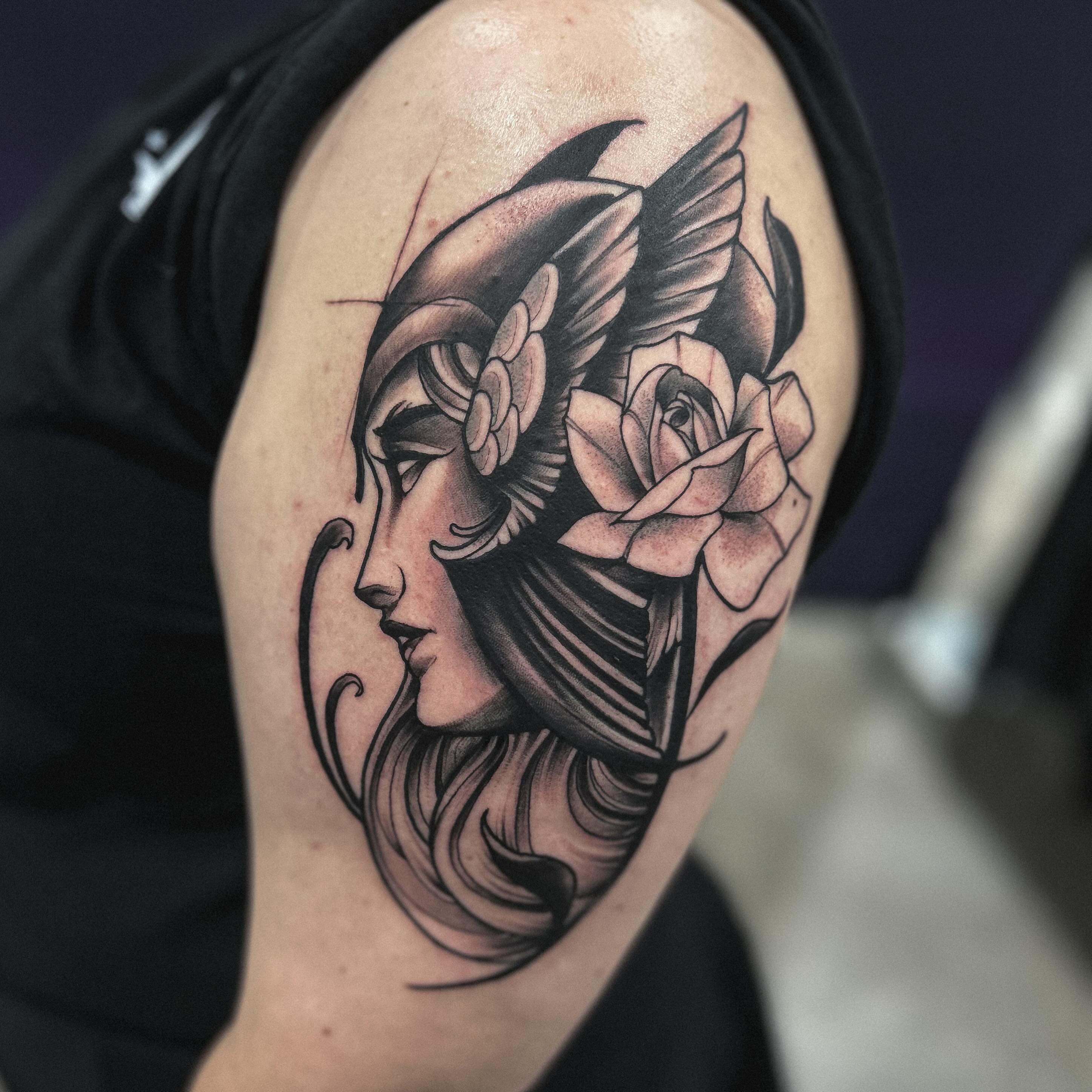 Tattoo by @obiecruztattoo โ black_and_grey, realism