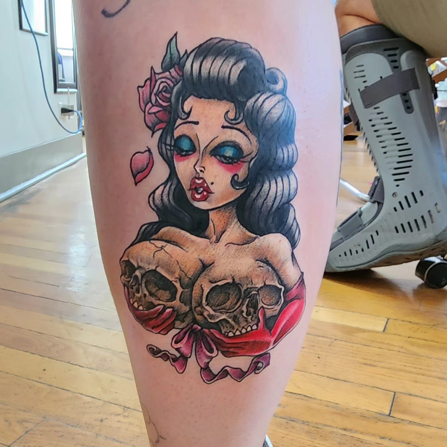 Tattoo by @cre8tionsink — american_traditional, illustrative