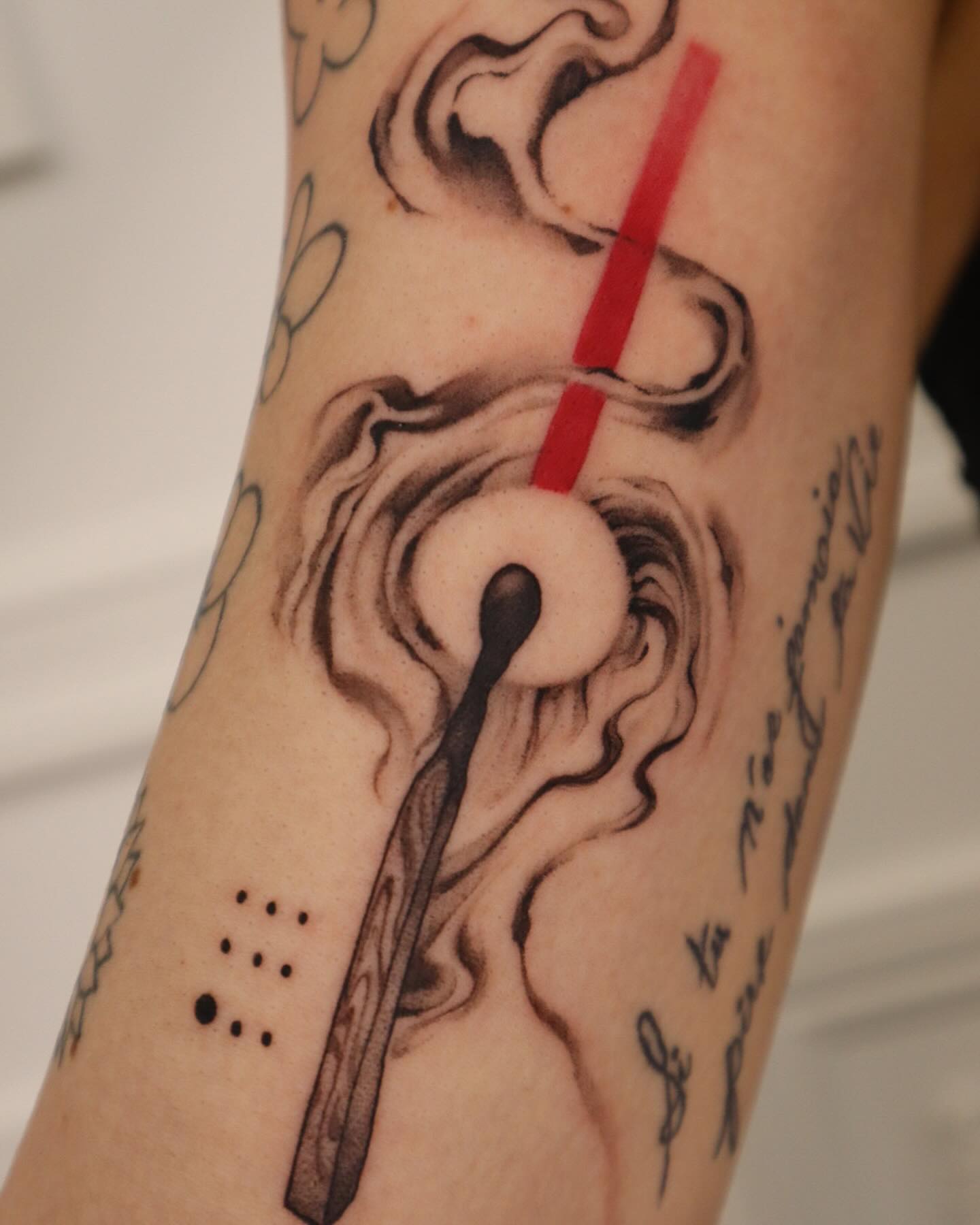 Tattoo by @rit13_ink — dotwork, realism