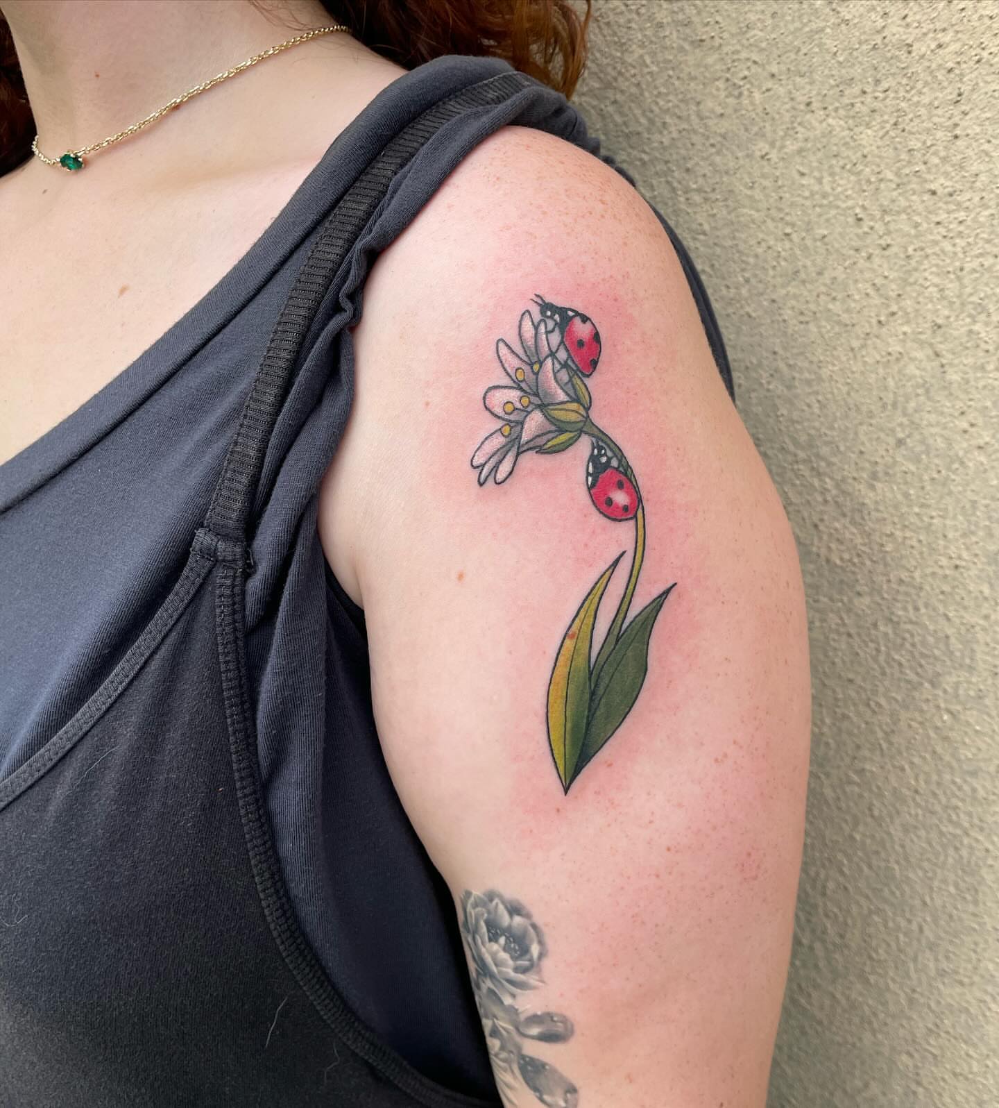 Tattoo by @blackcatcrap — dotwork
