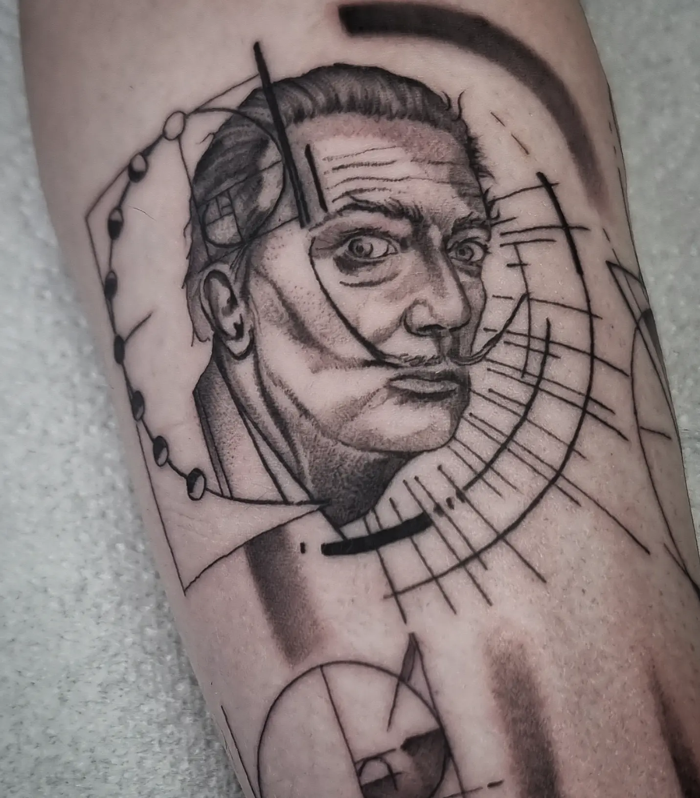 Tattoo by @bn13tattooist — black_and_grey, realism