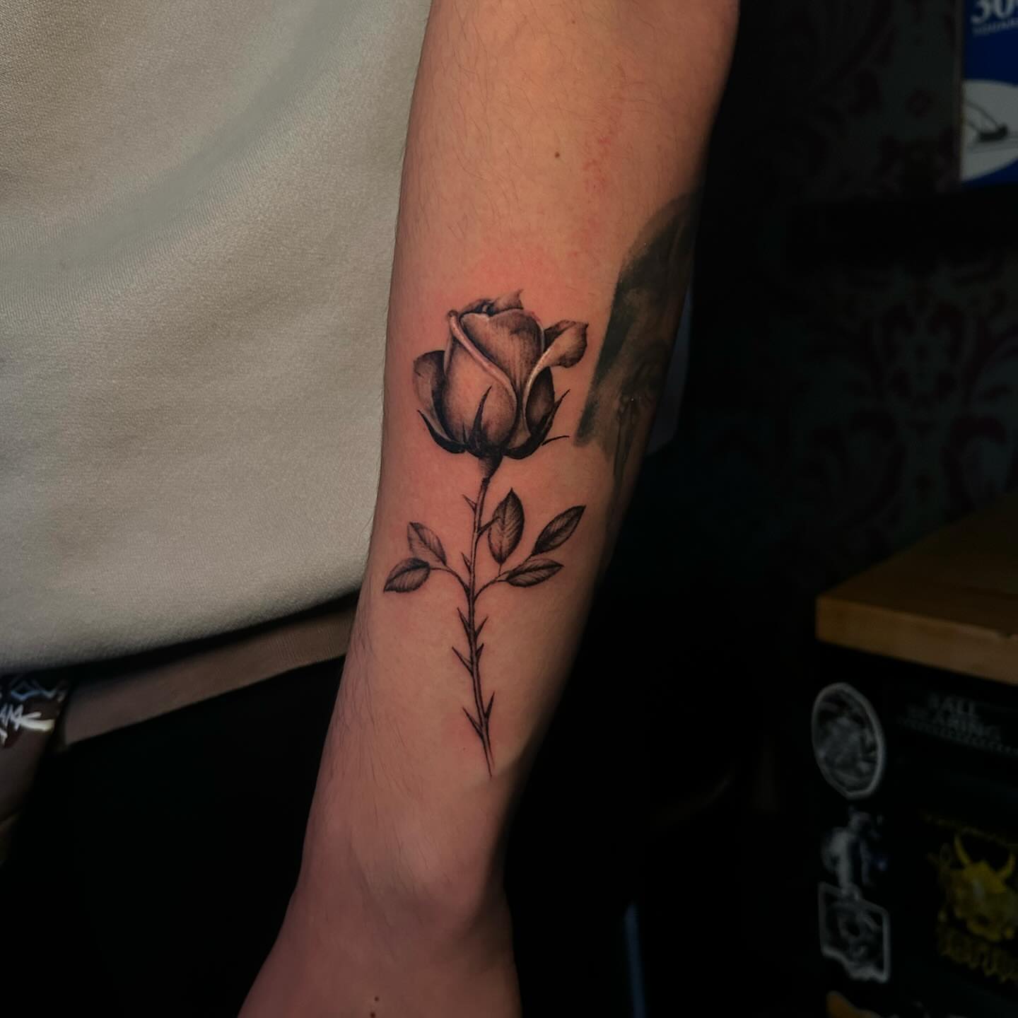 Tattoo by @beingtattoos — black_and_grey