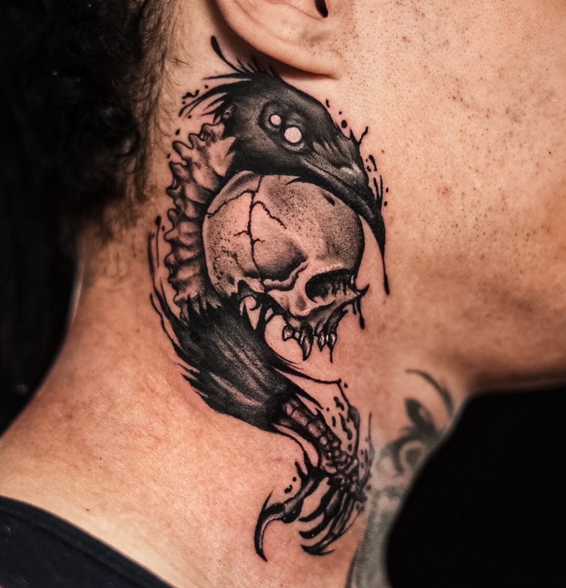 Tattoo by @redtaina.ink β black_and_grey, realism