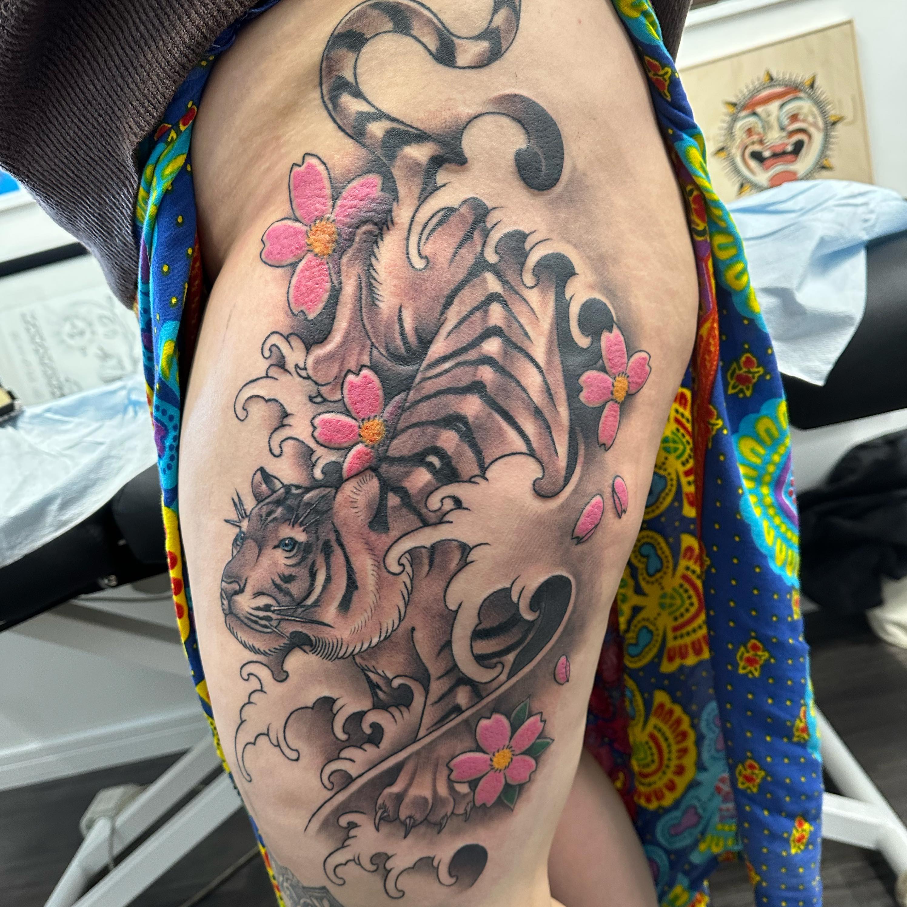 Tattoo by @tazhotzon — japanese_irezumi, realism